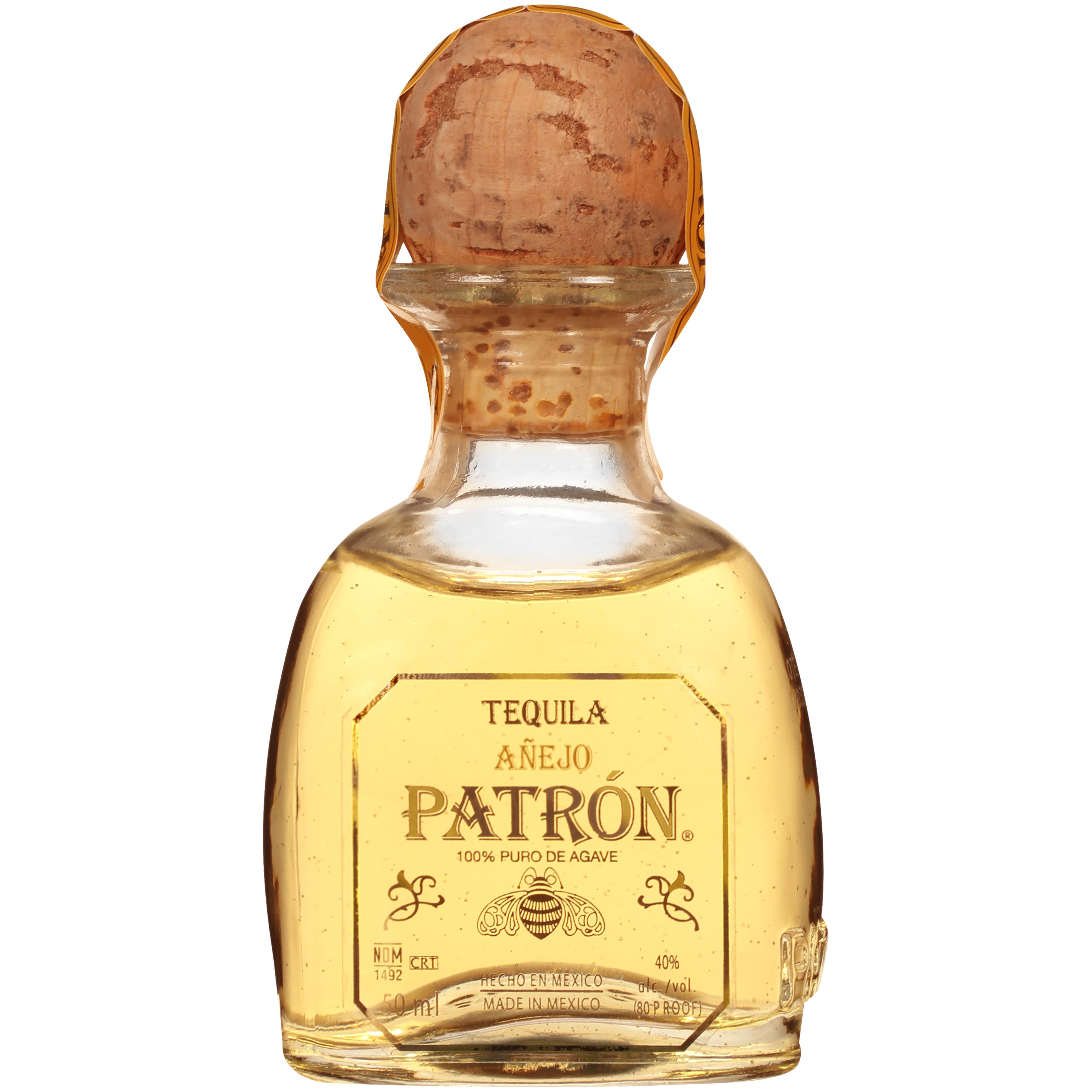 Patron Tequila Anejo 1 (one) 50 ml - Captain Caskwell