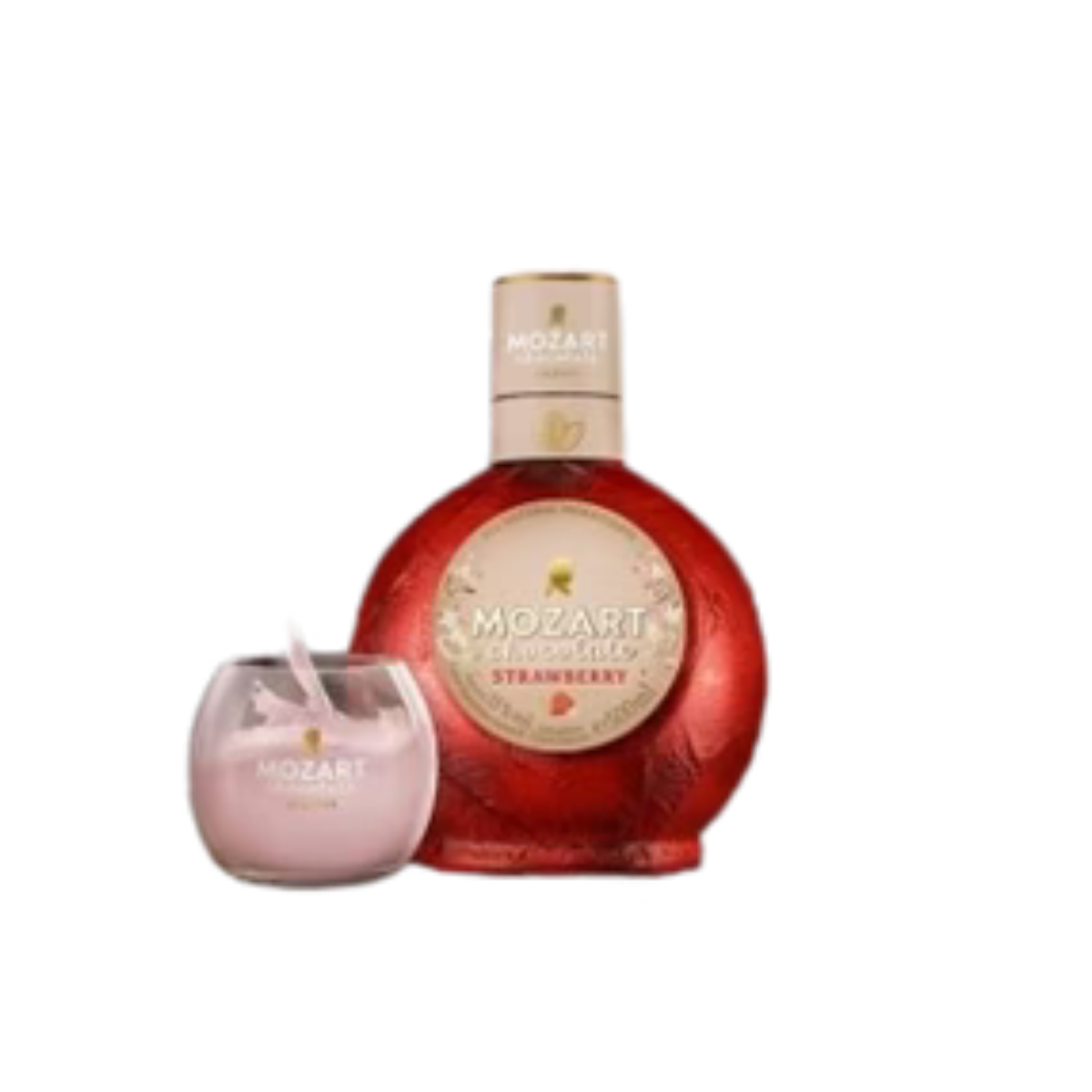 Mozart Mozart White Chocolate Cream Strawberry 750 ml - Captain Caskwell