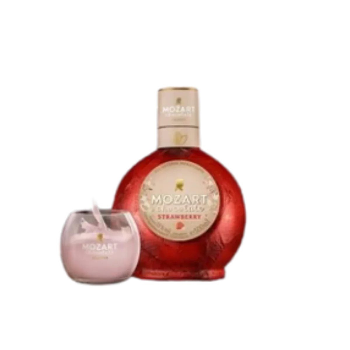 Mozart Mozart White Chocolate Cream Strawberry 750 ml - Captain Caskwell