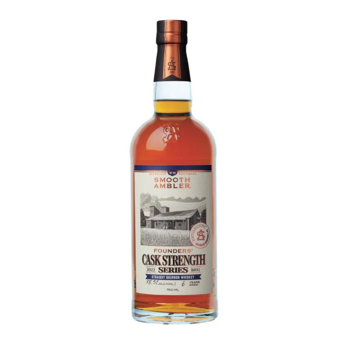Smooth Ambler Founders Cask Strength Series Batch #5 750 ML - Captain Caskwell