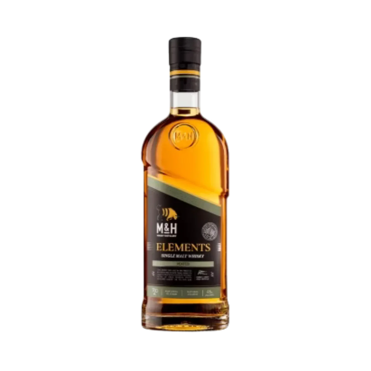 The M and H Distillery Milk and Honey Elements Peated Single Malt Whisky 750ml - Captain Caskwell