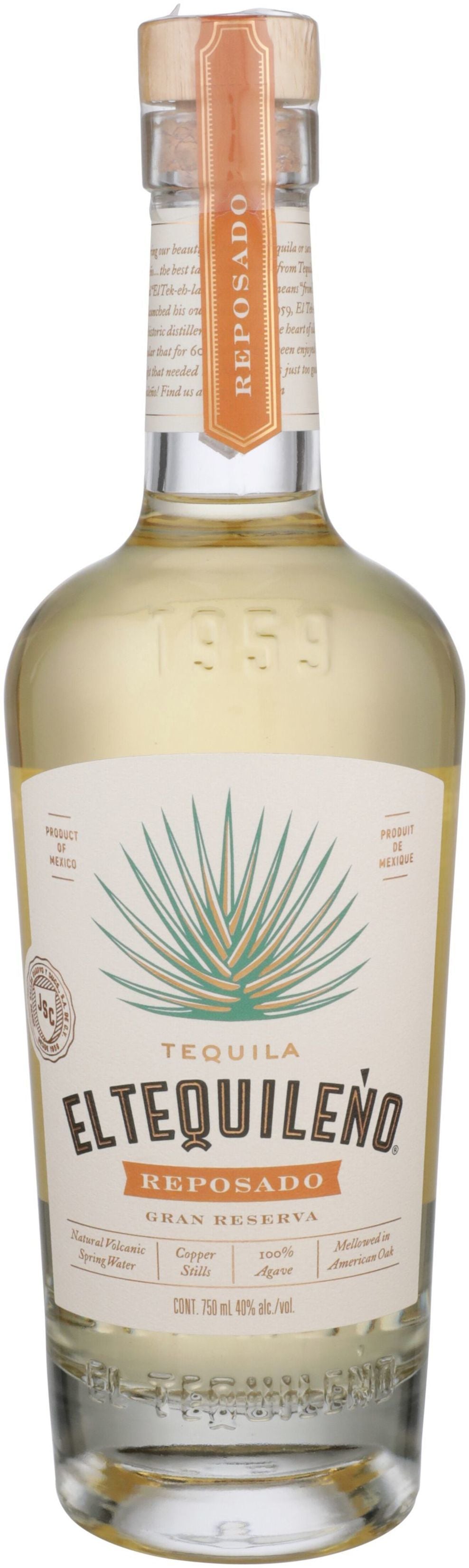 El Tequileno Grand Reserve Reposado 750 ml - Captain Caskwell