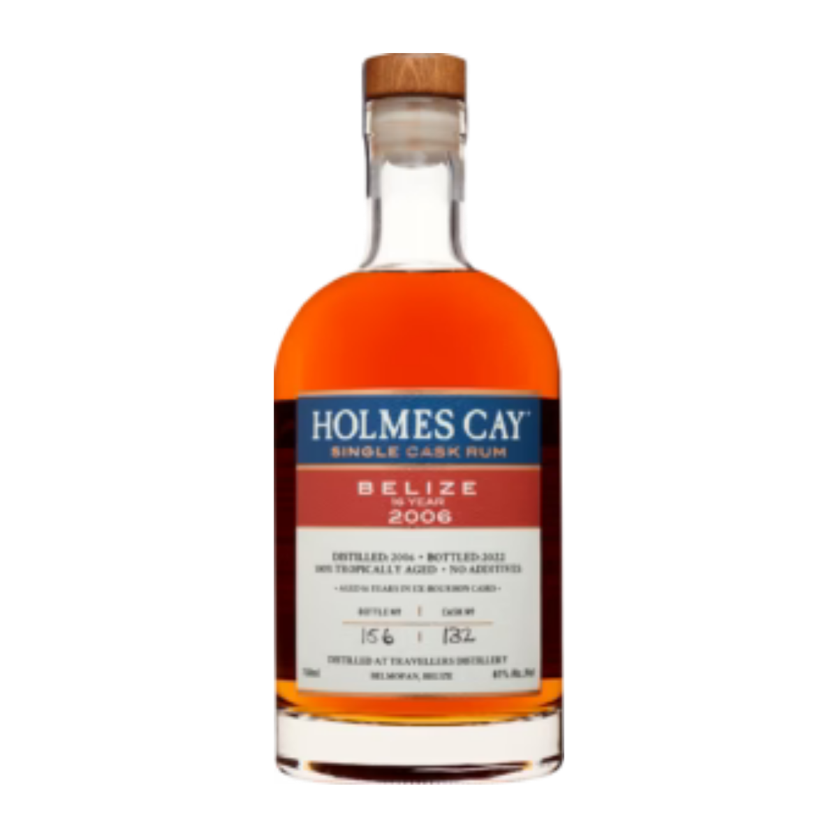 Holmes Cay Single Cask Rum Belize 16 year 2006 700 ml - Captain Caskwell