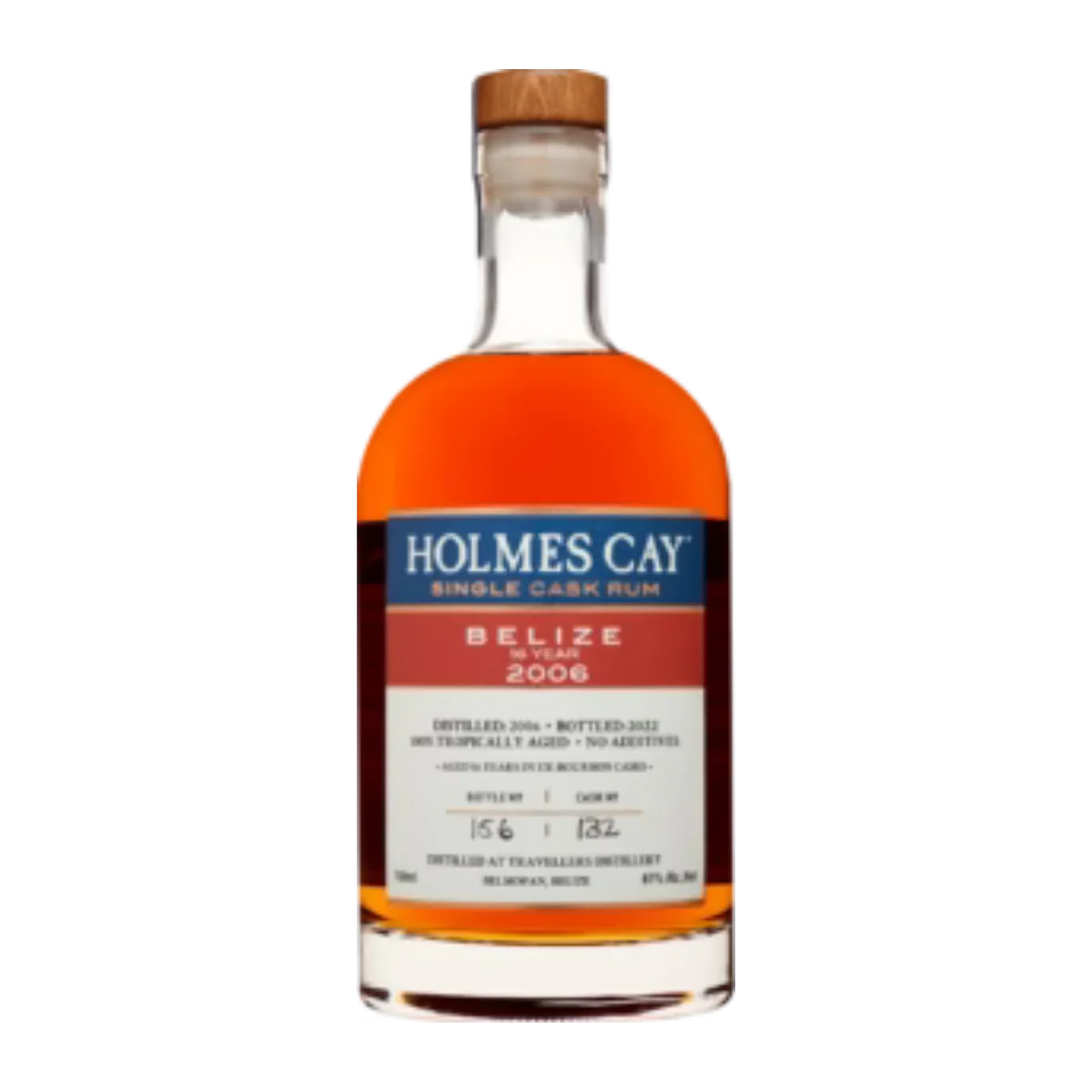Holmes Cay Single Cask Rum Belize 16 year 2006 700 ml - Captain Caskwell