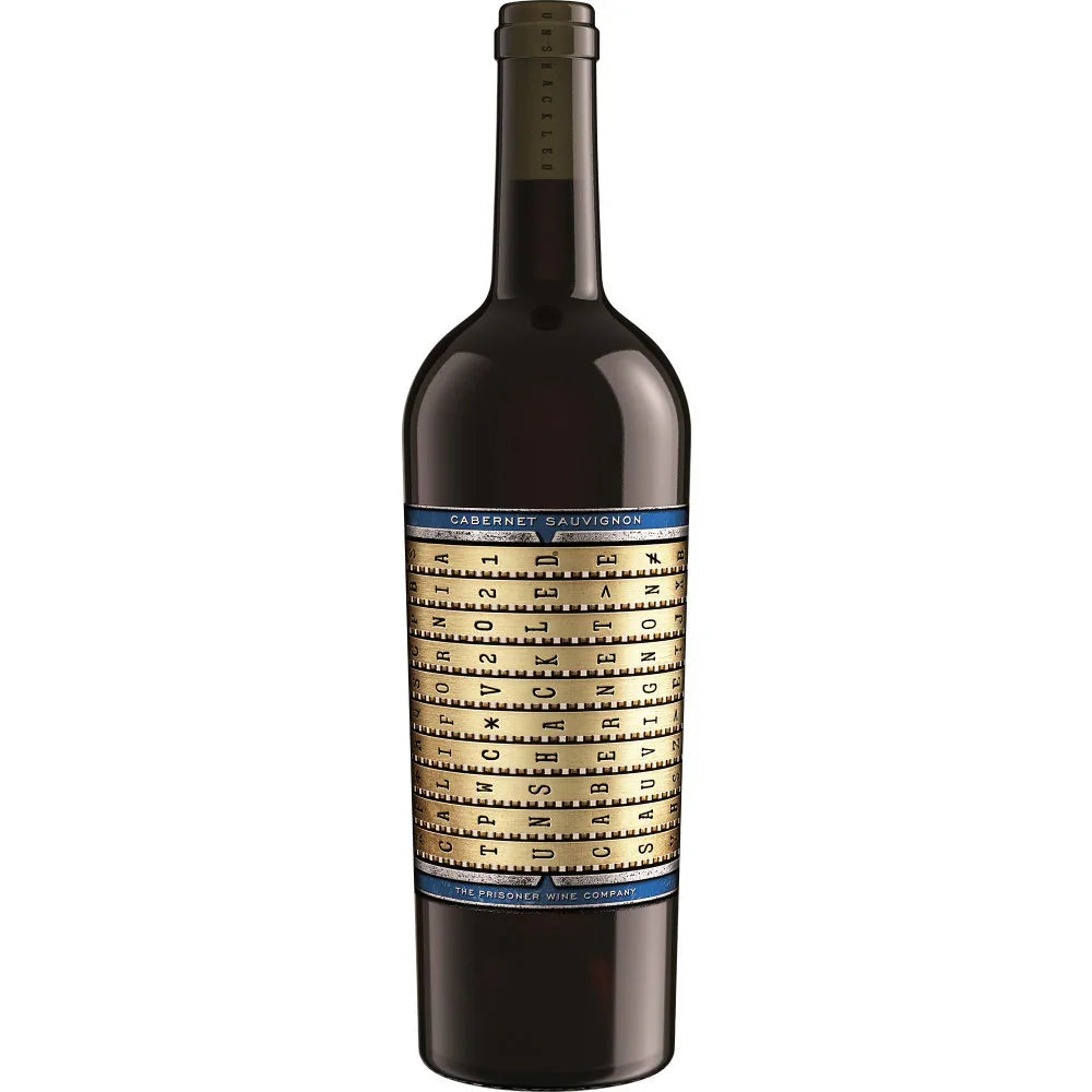 Unshackled Cabernet Sauvignon By The Prisoner Wine 750ml - Captain Caskwell