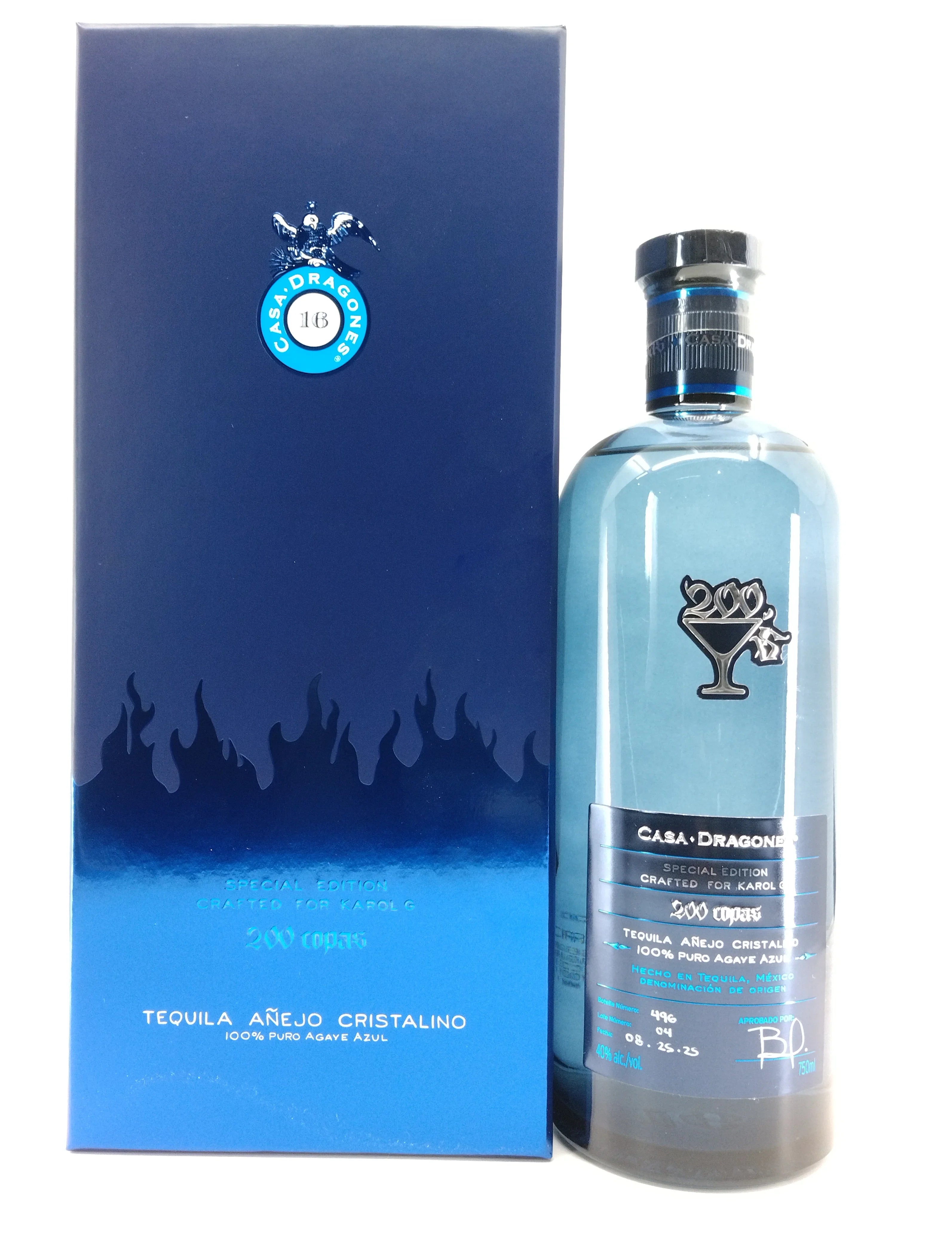 Casa Dragones Special Edition Karol G 200 Copas Tequila Anejo 750 ml
