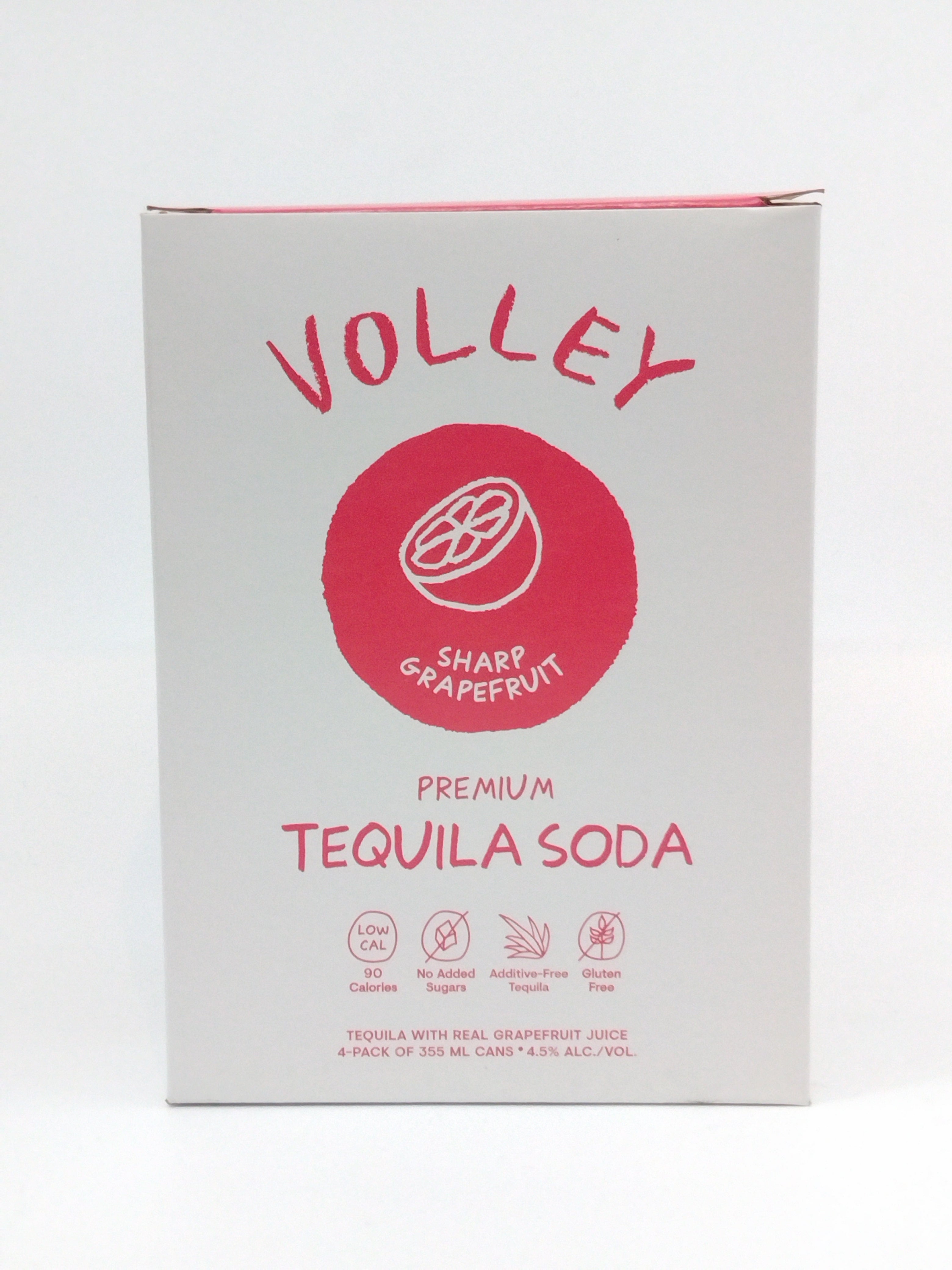 Volley Sharp Grapefruit (4 pack) 4x355ml