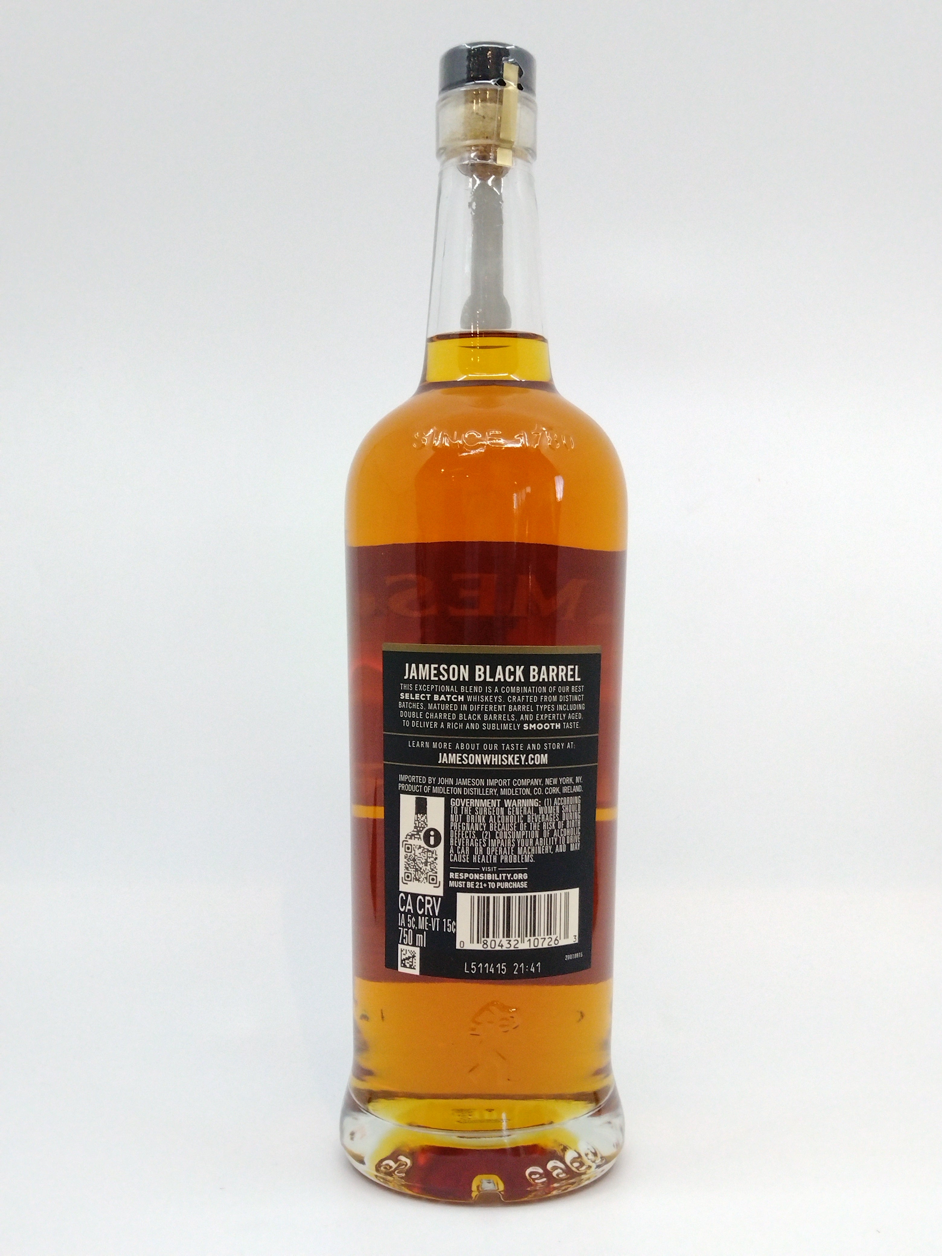 Jameson Black Barrel 750 ml