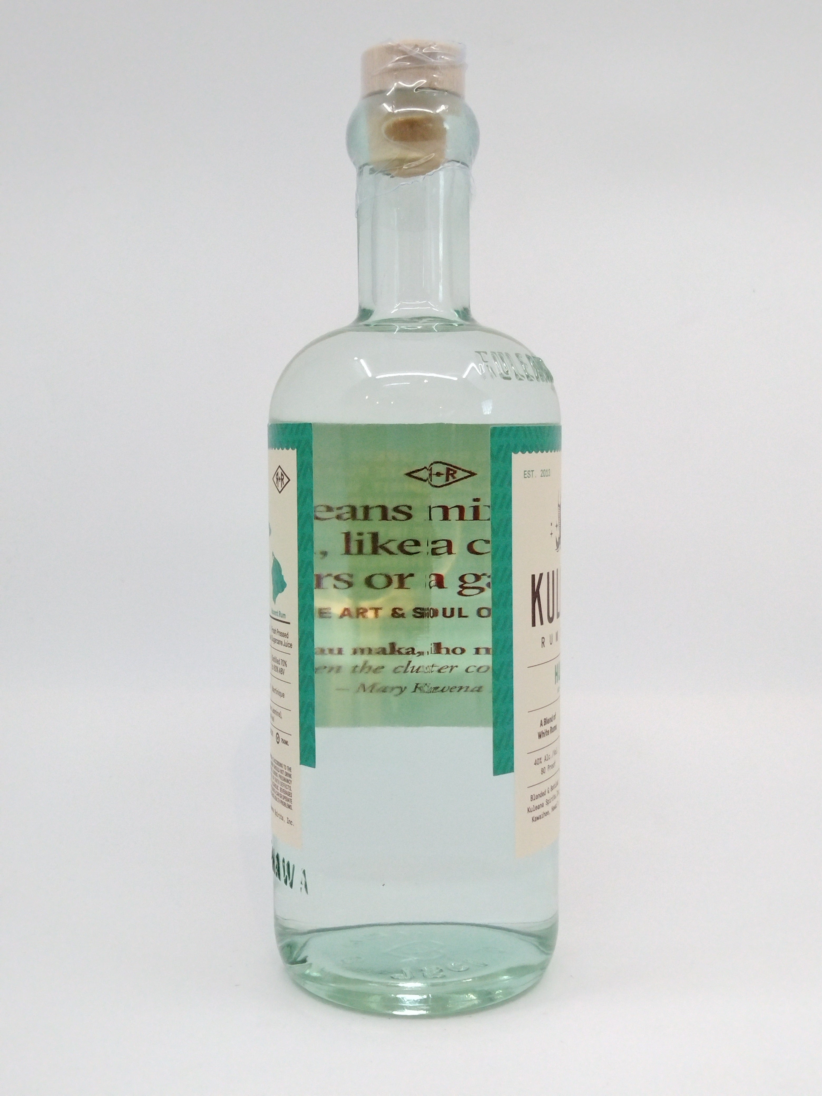 Kuleana Huihui White Rum 750 ml