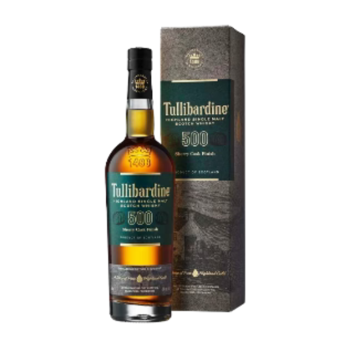 Tullibardine Distillery 500 Sherry Cask Finish Highland Single Malt Scotch Whisky 750 ml - Captain Caskwell