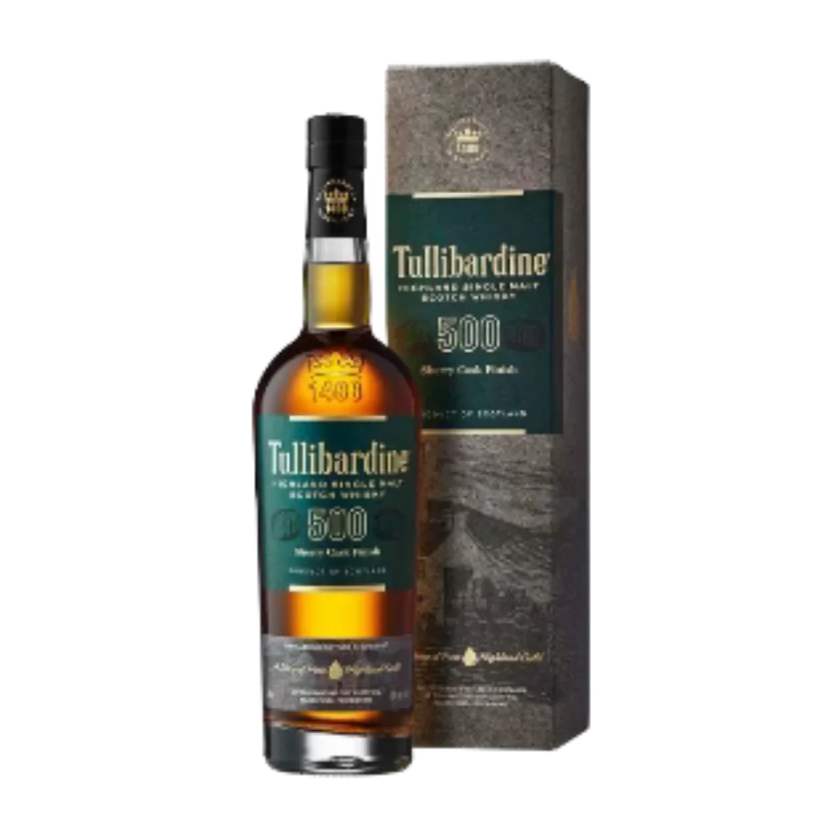 Tullibardine Distillery 500 Sherry Cask Finish Highland Single Malt Scotch Whisky 750 ml - Captain Caskwell