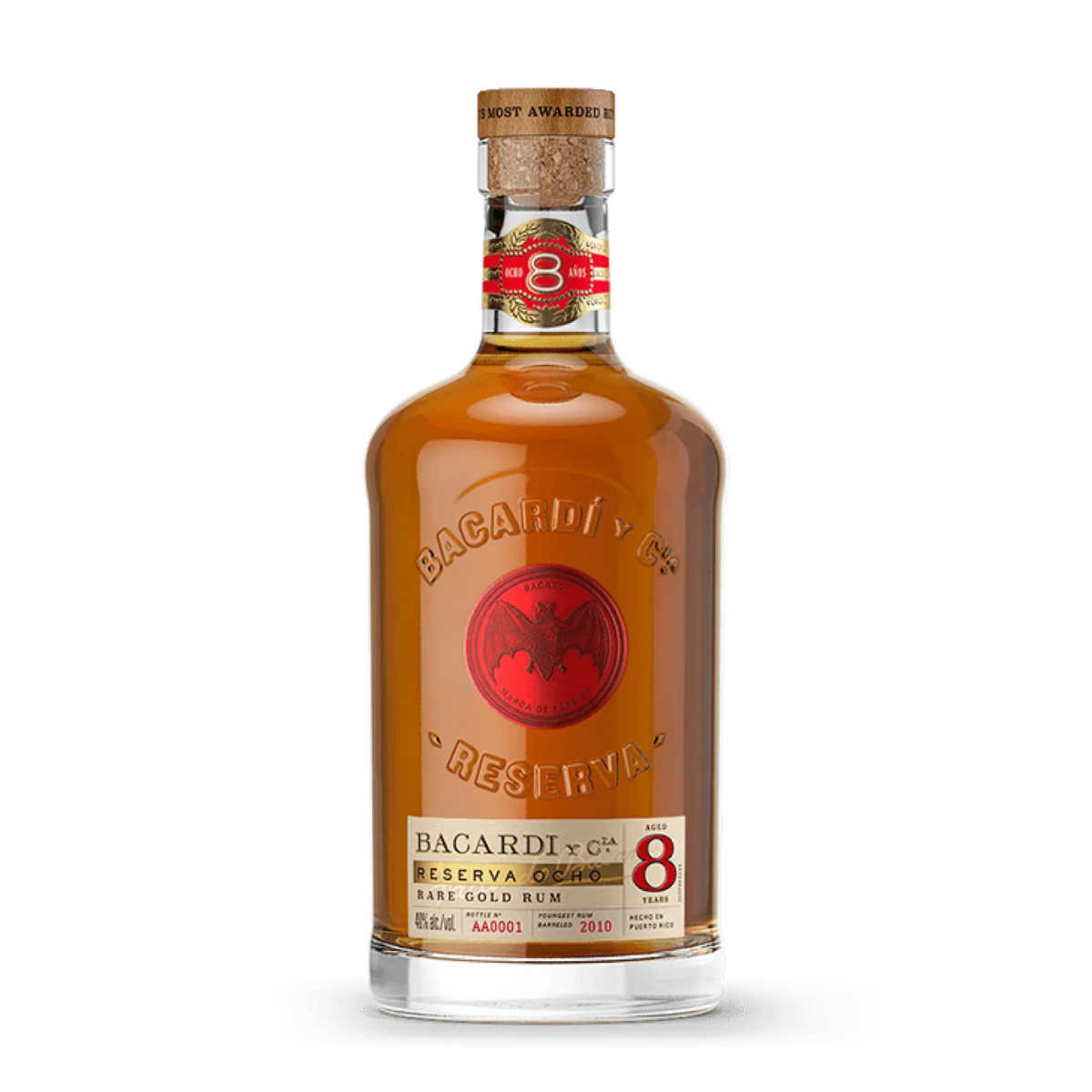 Bacardi Reserva Ocho Rum Sevillian Orange Cask Finish 750 - Captain Caskwell