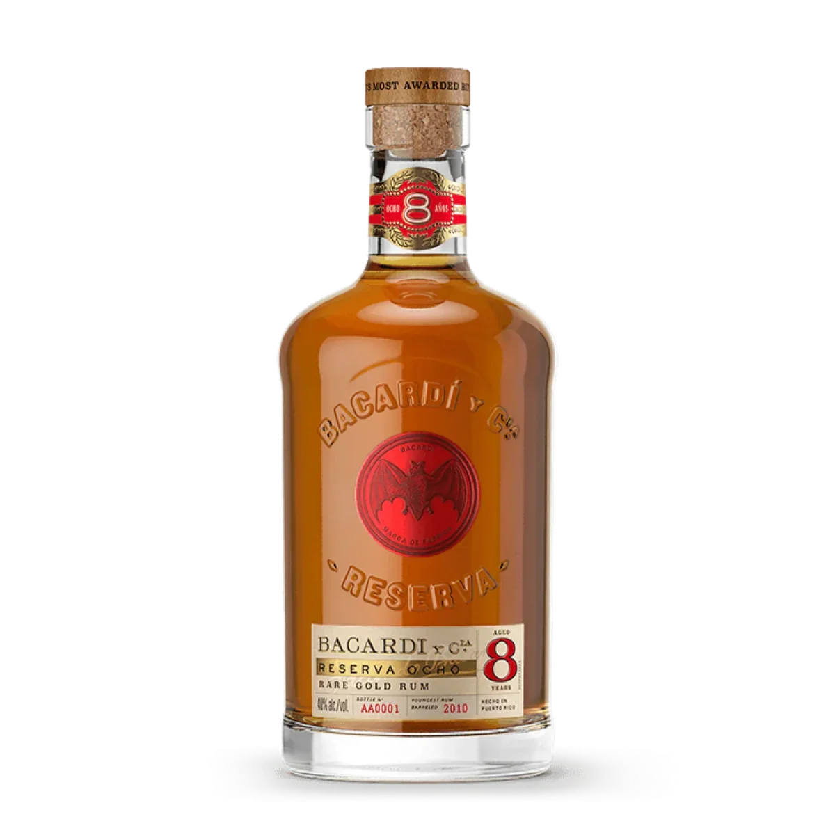 Bacardi Reserva Ocho Rum Sevillian Orange Cask Finish 750 - Captain Caskwell