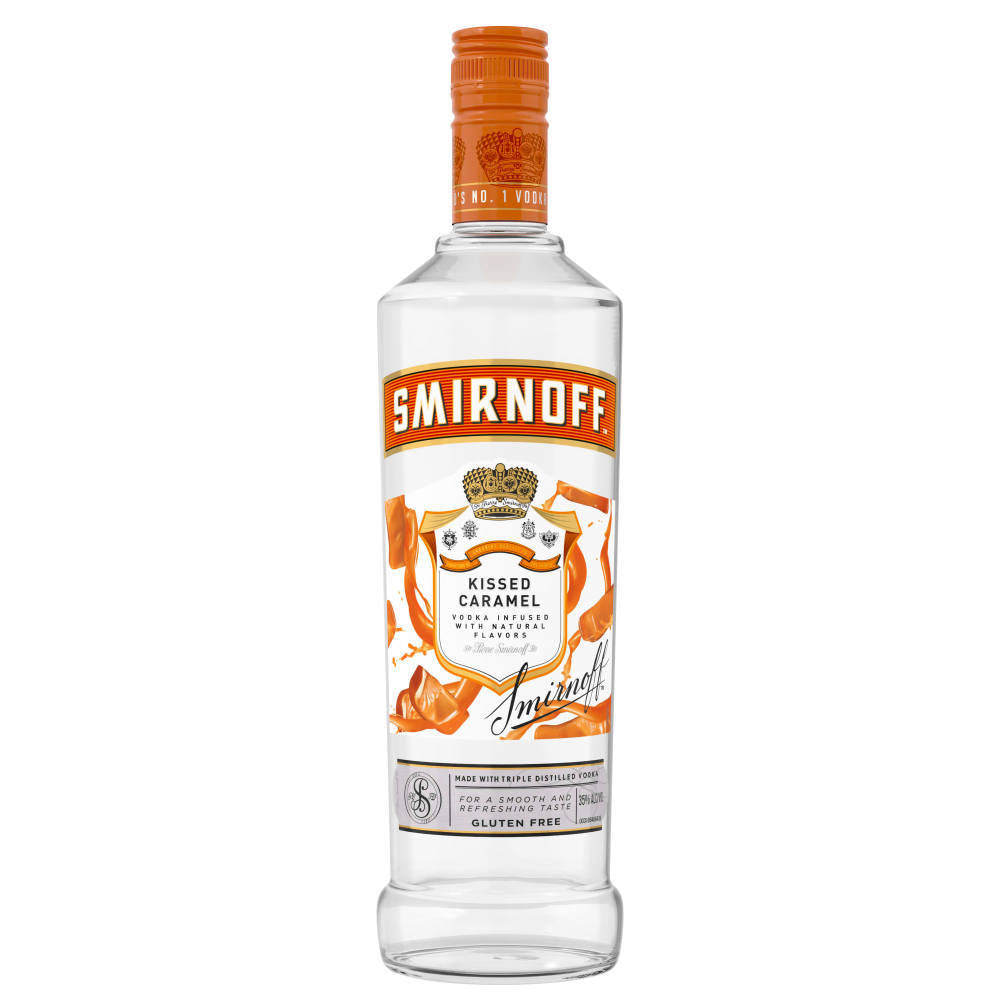 Smirnoff Kissed Caramel 750ml - Captain Caskwell