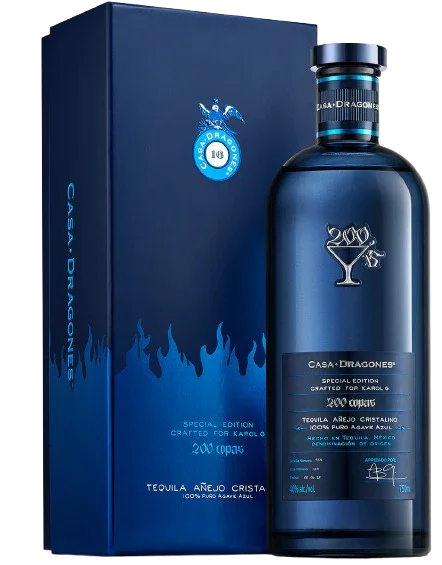 Casa Dragones Special Edition Karol G 200 Copas Tequila Extra Anejo 750 ml - Captain Caskwell