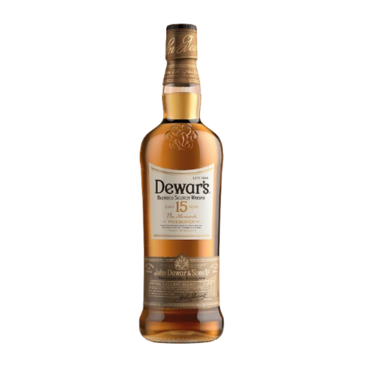 Dewars 15 years Scotch 750 ml - Captain Caskwell