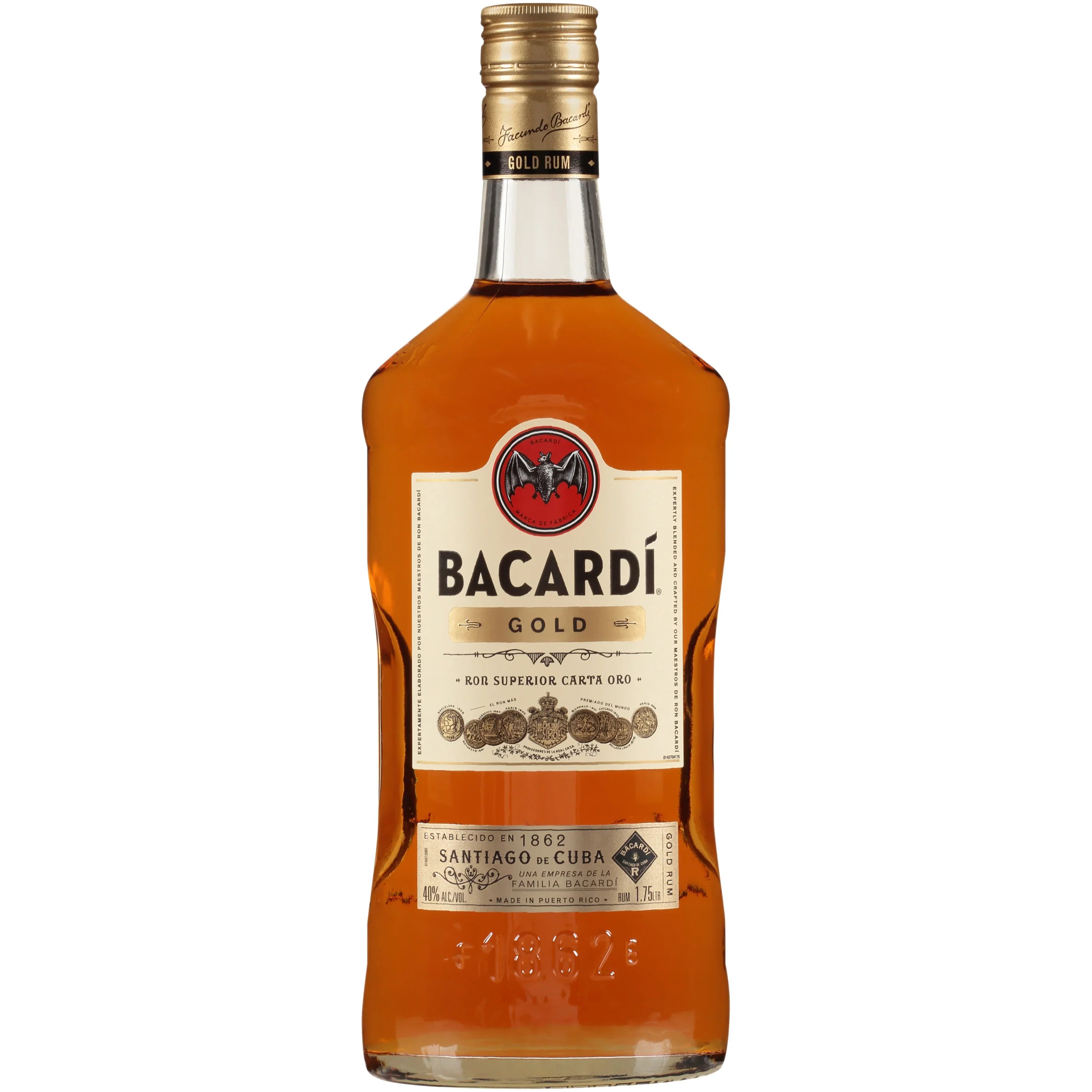 Bacardi Gold Rum 1.75 L - Captain Caskwell