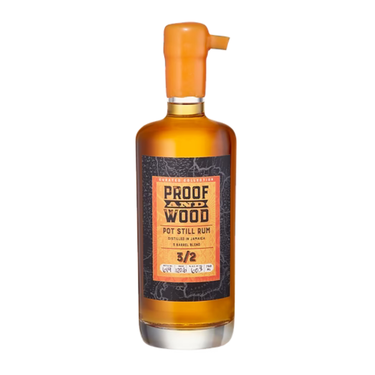 Proof and Wood Pot Still Rum 2/3 750 ml - Captain Caskwell
