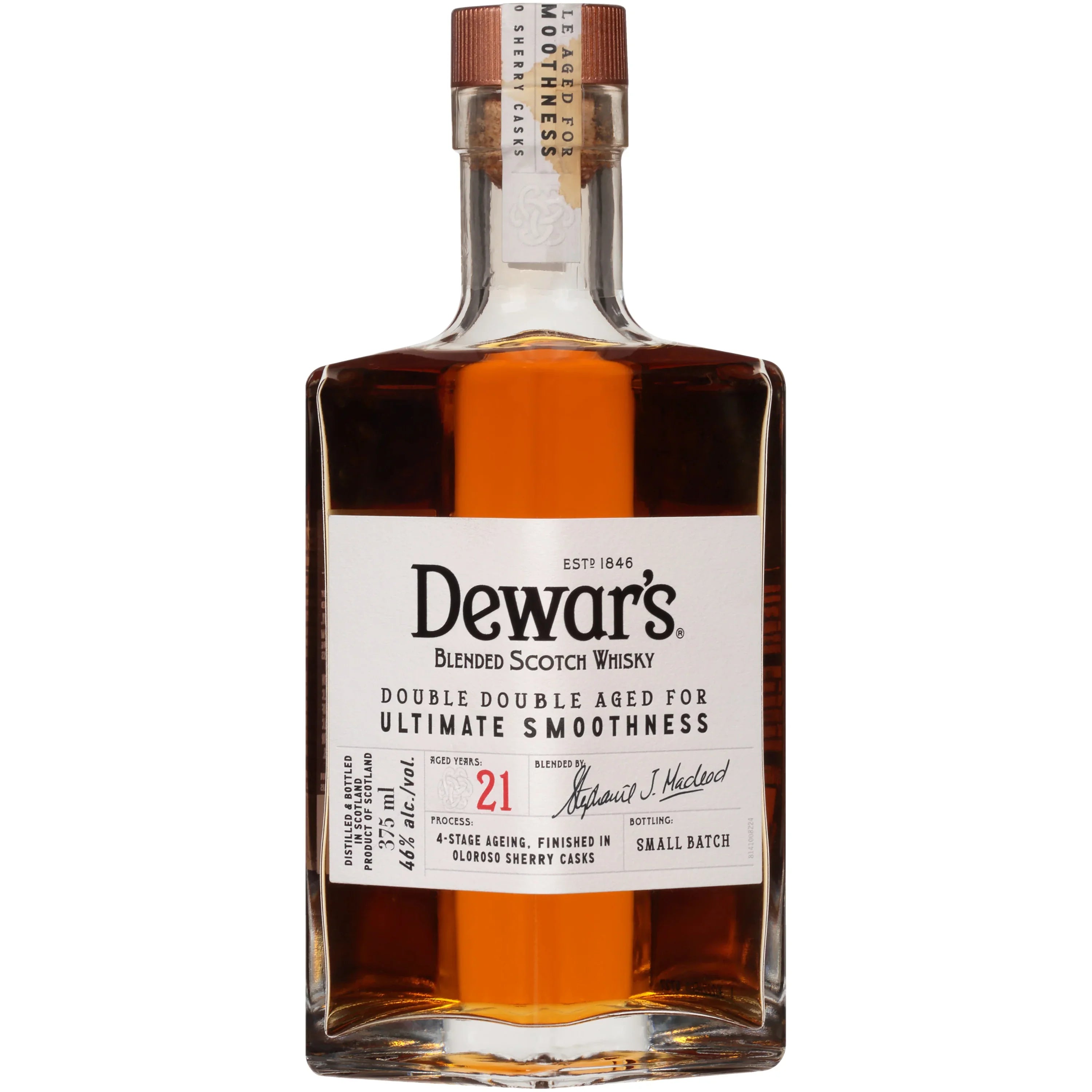 Dewars Double Double 21 Year Old 375ml - Captain Caskwell