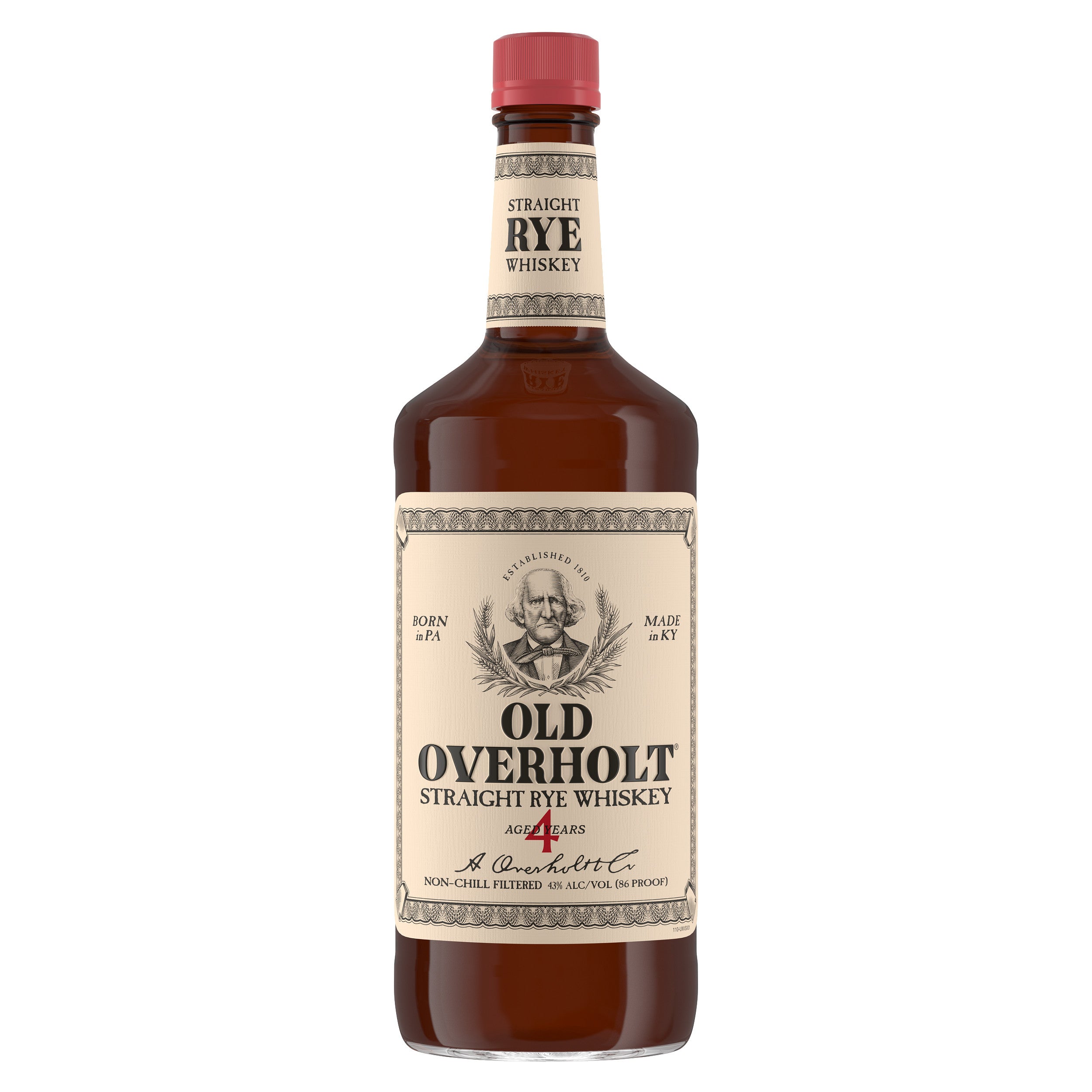 Old Overholt Straight rye 4 year 1L - Captain Caskwell