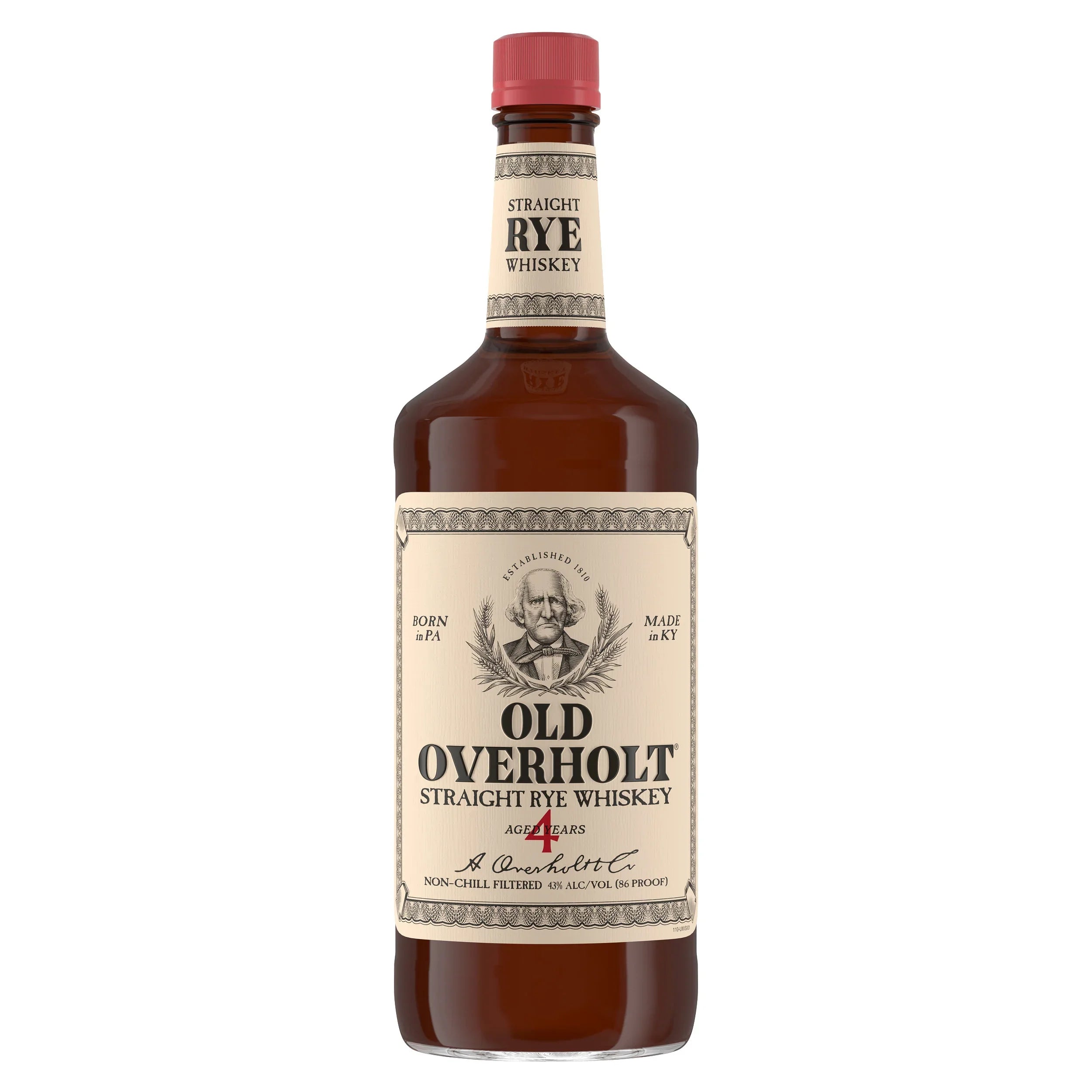 Old Overholt Straight rye 4 year 1L - Captain Caskwell