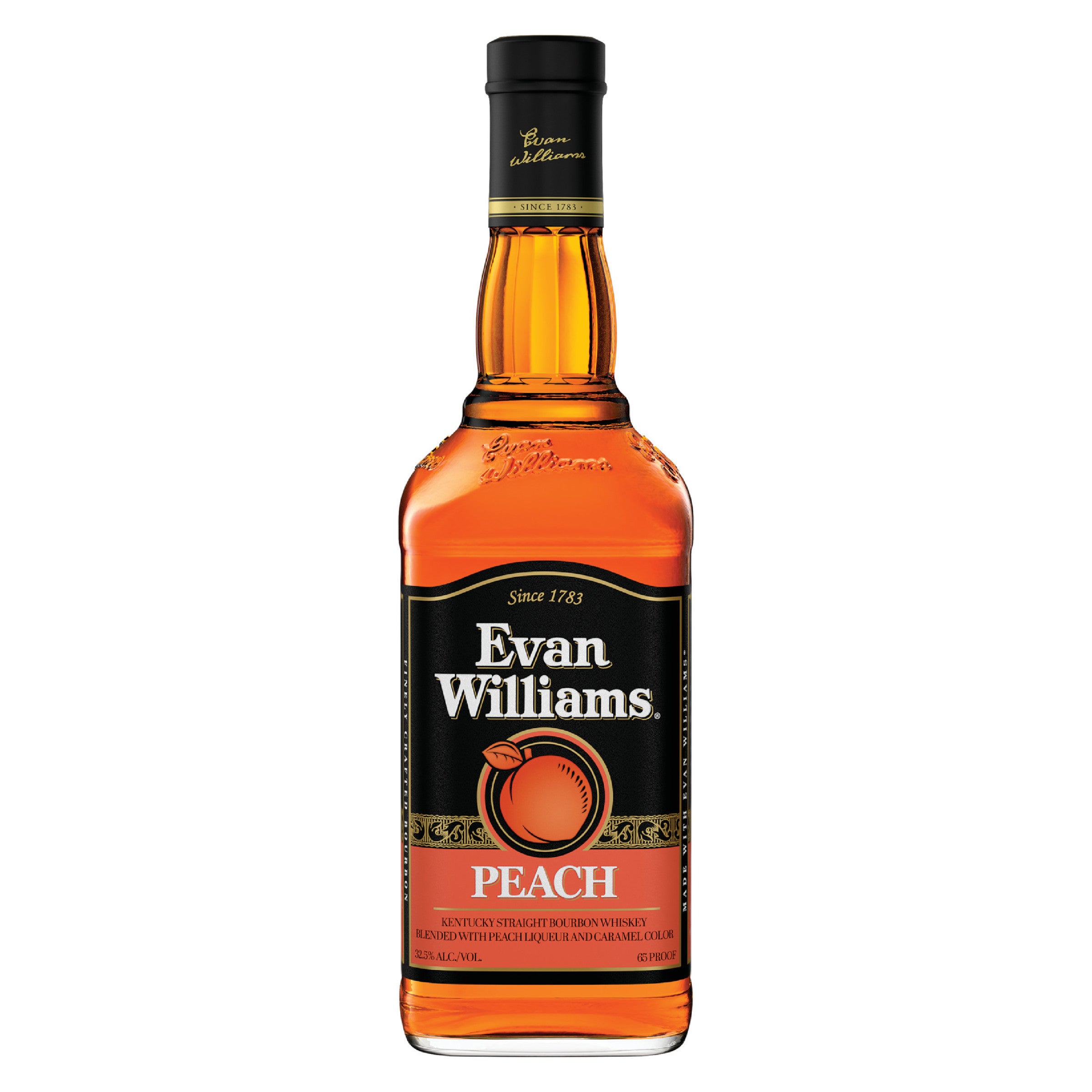 Evan Williams Peach Bourbon 750ml - Captain Caskwell