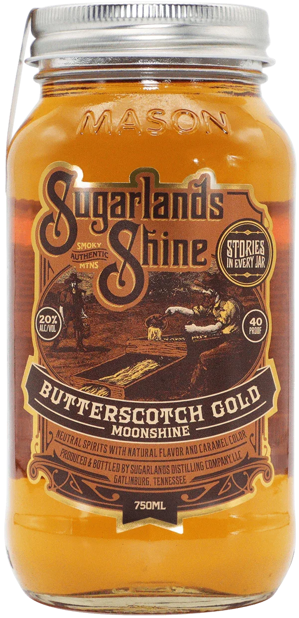 Sugarlands Shine Butterscotch Gold Moonshine 750 ml - Captain Caskwell