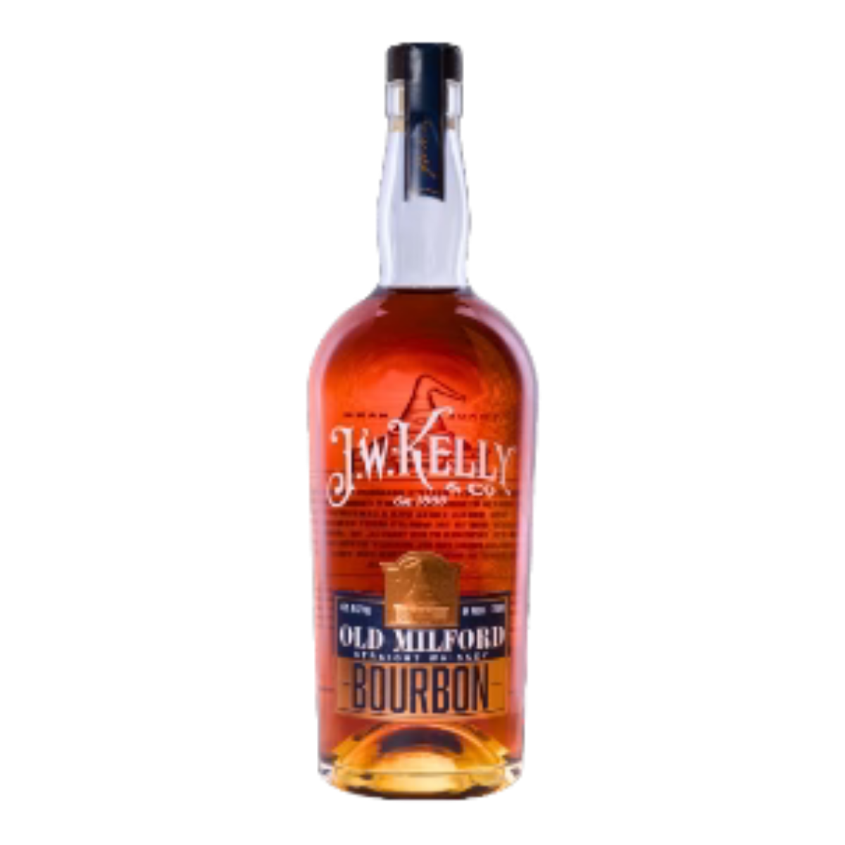 J.W. Kelly and Co Old Milford Straight Bourbon Whiskey 750ml - Captain Caskwell