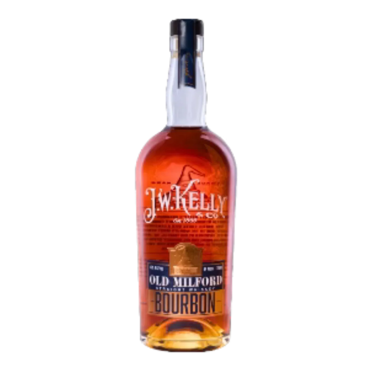 J.W. Kelly and Co Old Milford Straight Bourbon Whiskey 750ml - Captain Caskwell