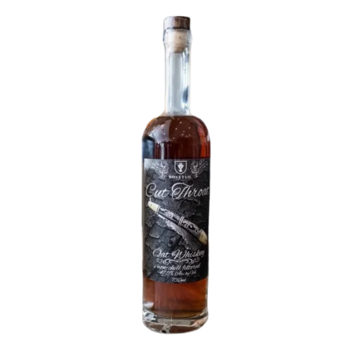 Dovetail Distillery Cut Throat Northern Sierra Mountains Oat Whiskey 750ml - Captain Caskwell