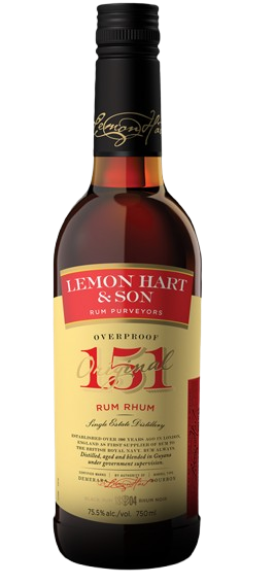 Lemon Hart 151 Rum 750 ml - Captain Caskwell