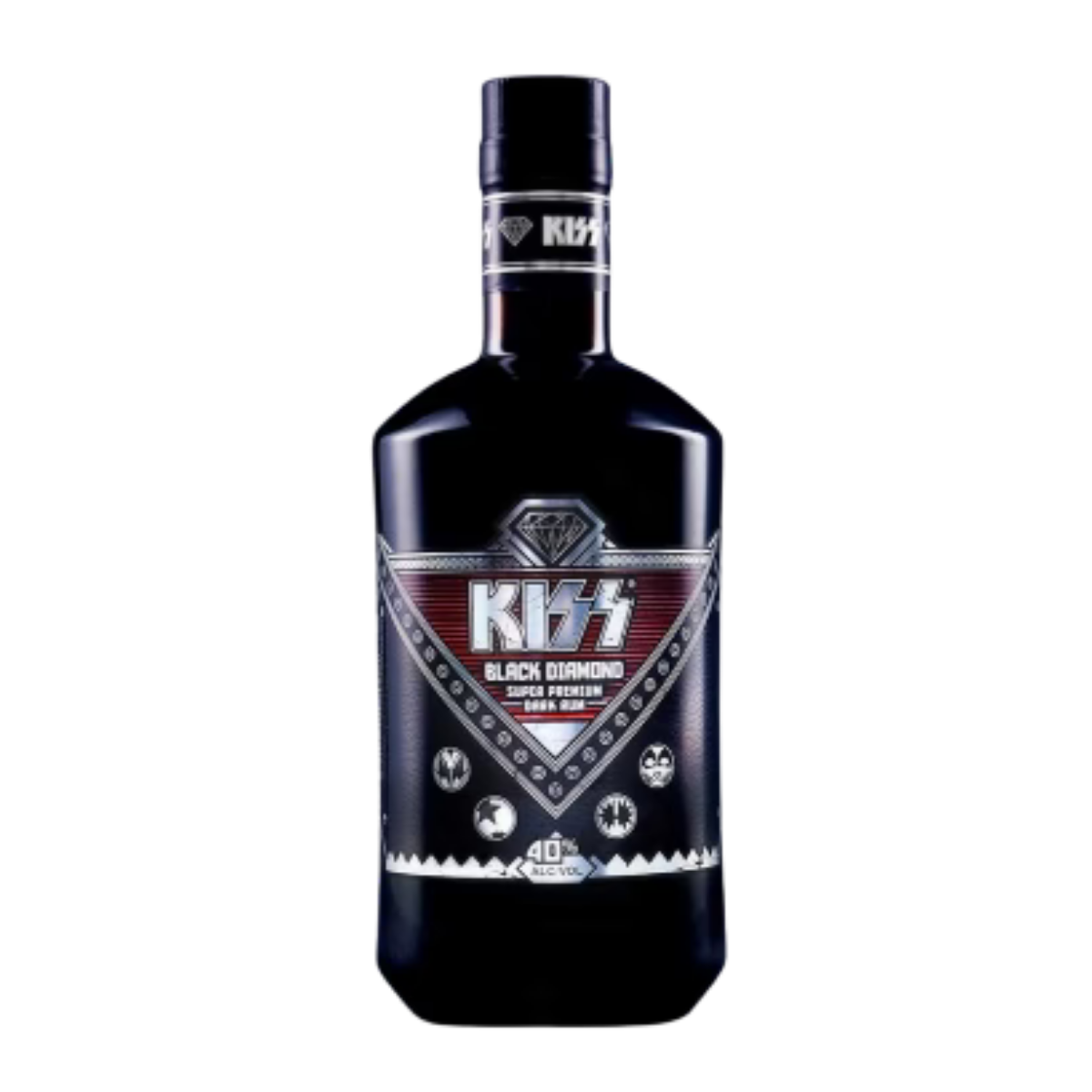 Kiss Black Diamond Super Premium Dark Rum 700ml - Captain Caskwell