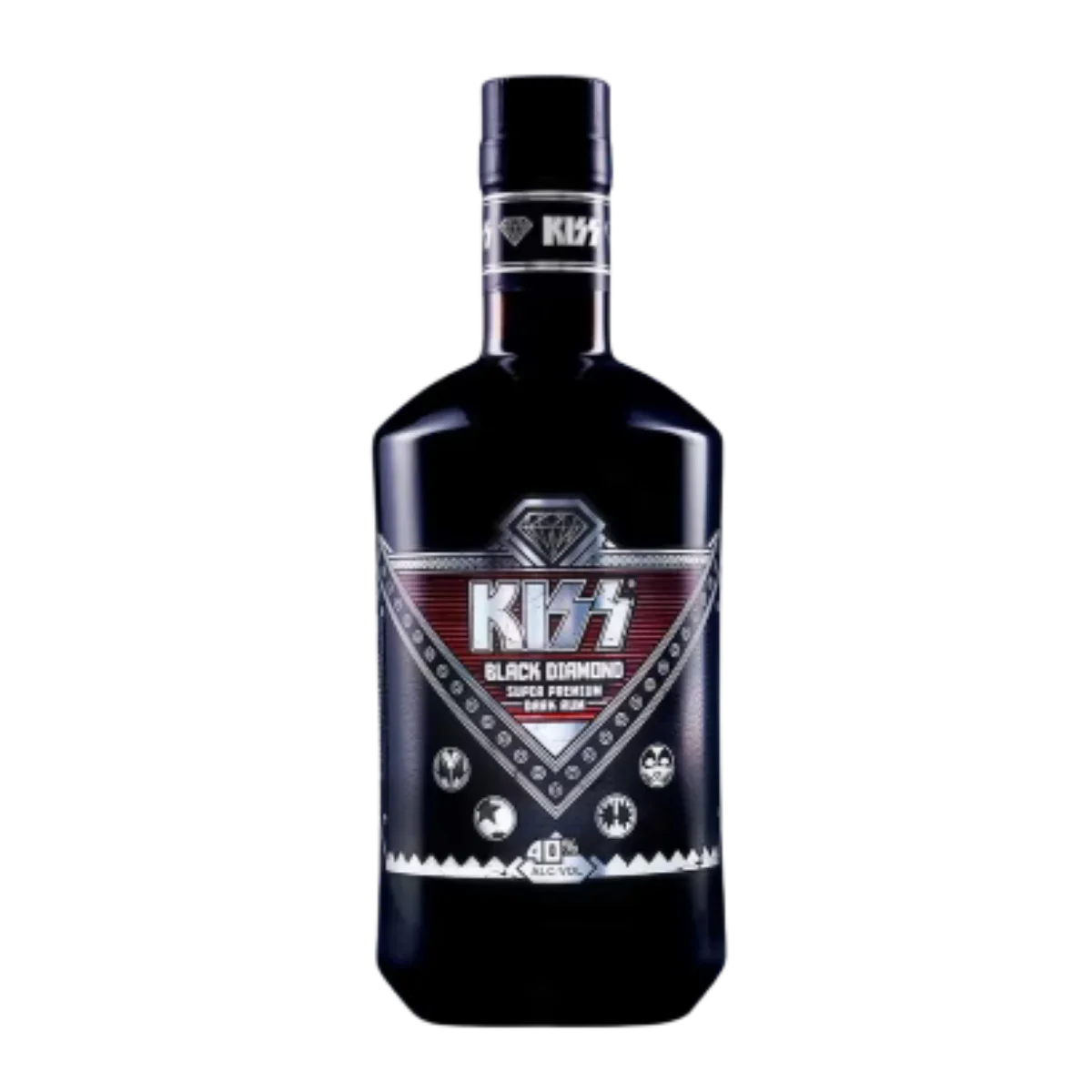 Kiss Black Diamond Super Premium Dark Rum 700ml - Captain Caskwell