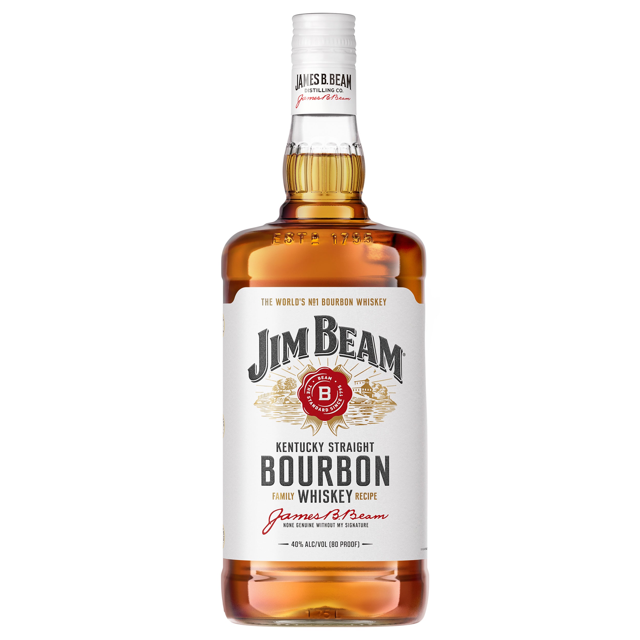 Jim Beam Kentucky Straight Bourbon 1.75 L - Captain Caskwell