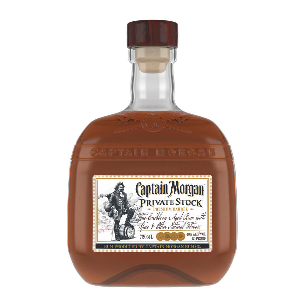 Captain Morgan Private Stock Rum 750 ml - Captain Caskwell