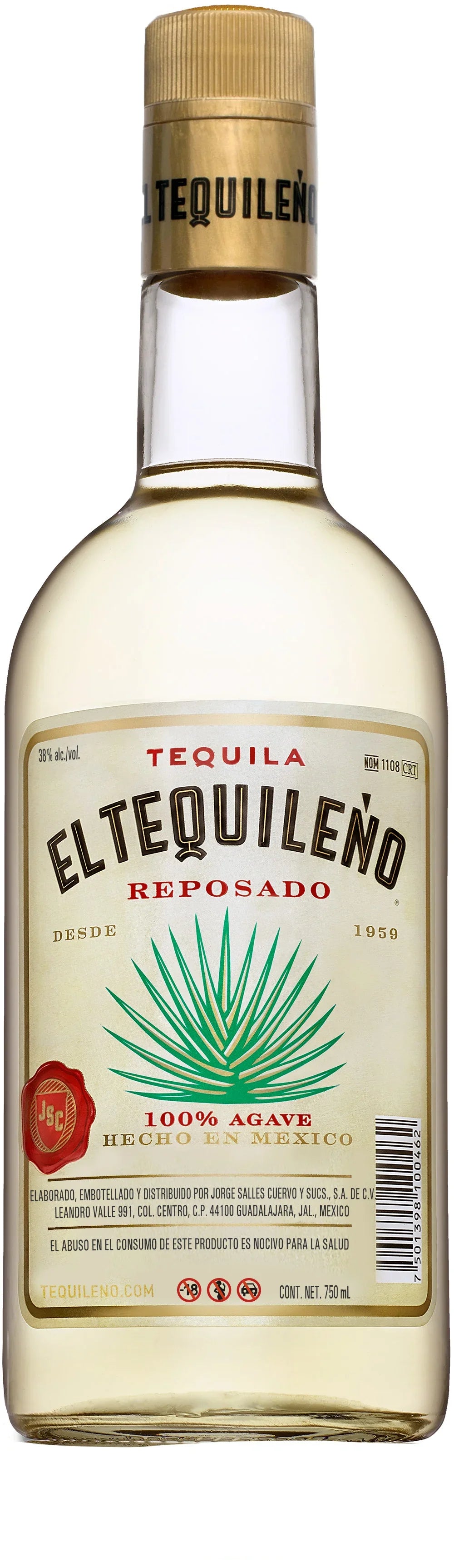 El Tequileno Reposado 750 ml - Captain Caskwell
