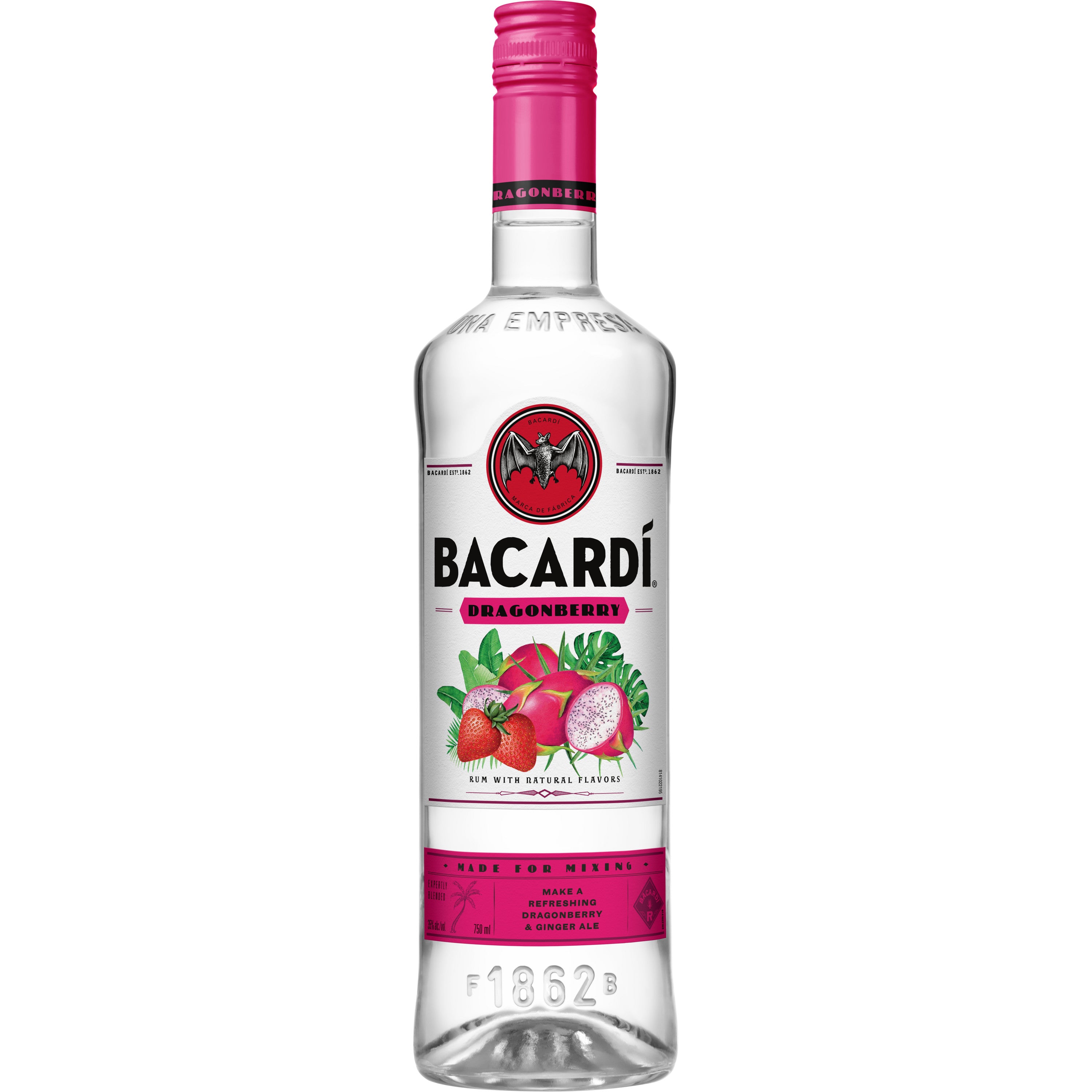 Bacardi Dragonberry 750 ml - Captain Caskwell