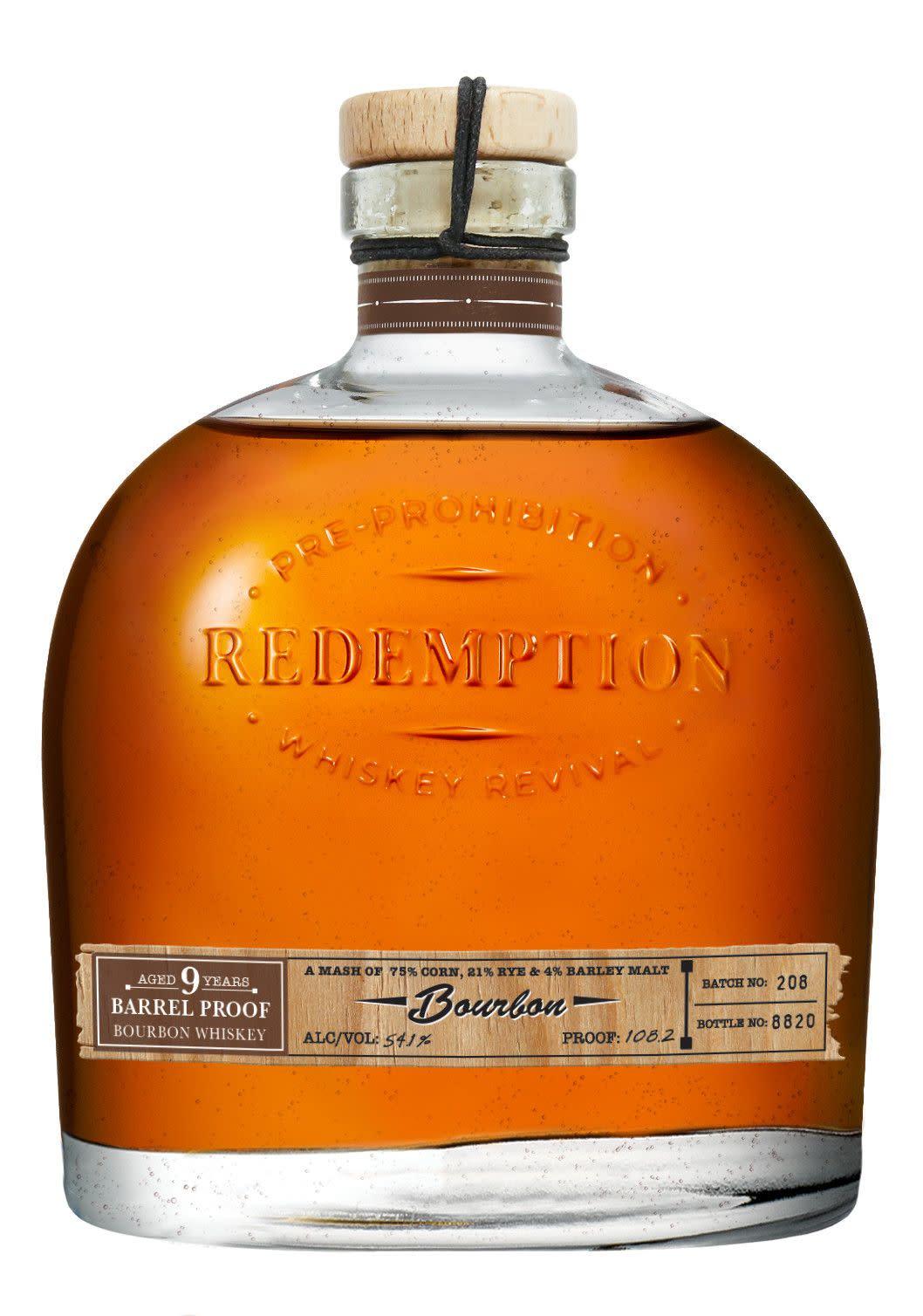 Redemption 9 Year Old Barrel Proof Bourbon Whiskey 750 ml - Captain Caskwell