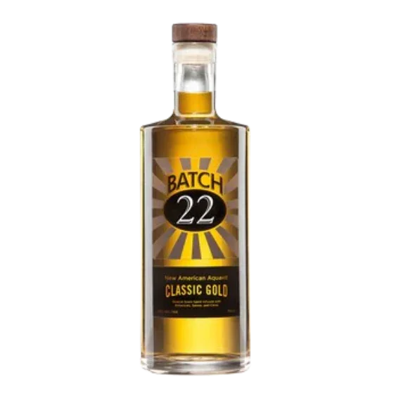Batch 22 New American Aquavit Classic Gold 750 ml - Captain Caskwell