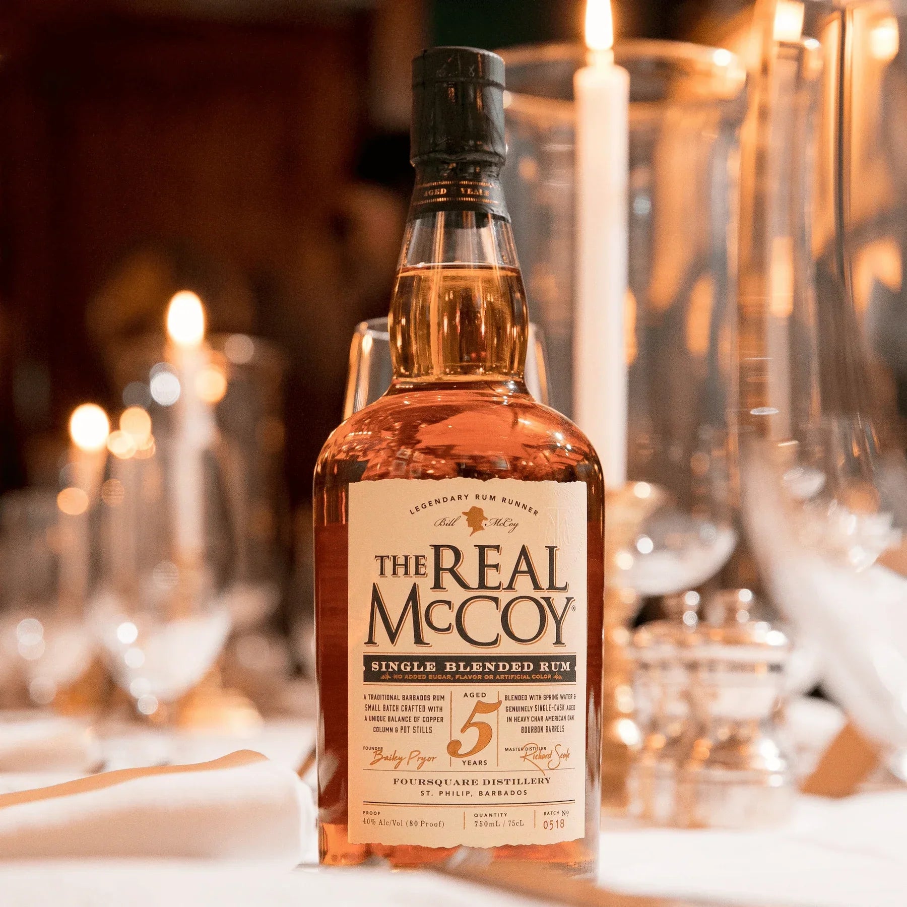 The Real McCoy 5 Year Old Rum 750ml - Captain Caskwell