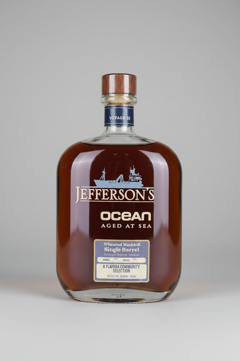 Jefferson's Ocean Aged at Sea Wheated Mashbill Single Barrel No 188 Voyage 32 750 ML