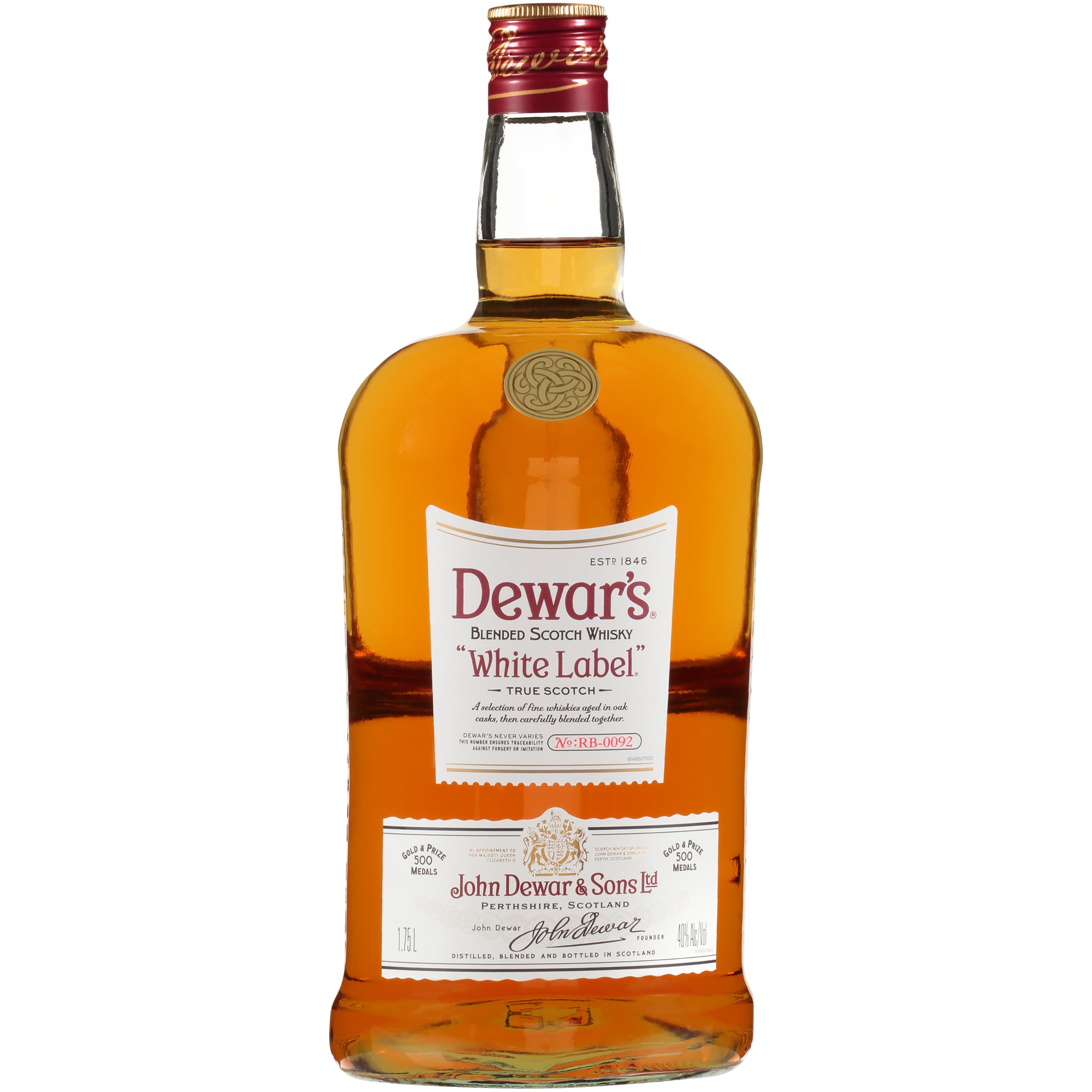 Dewars White Label 1.75L - Captain Caskwell