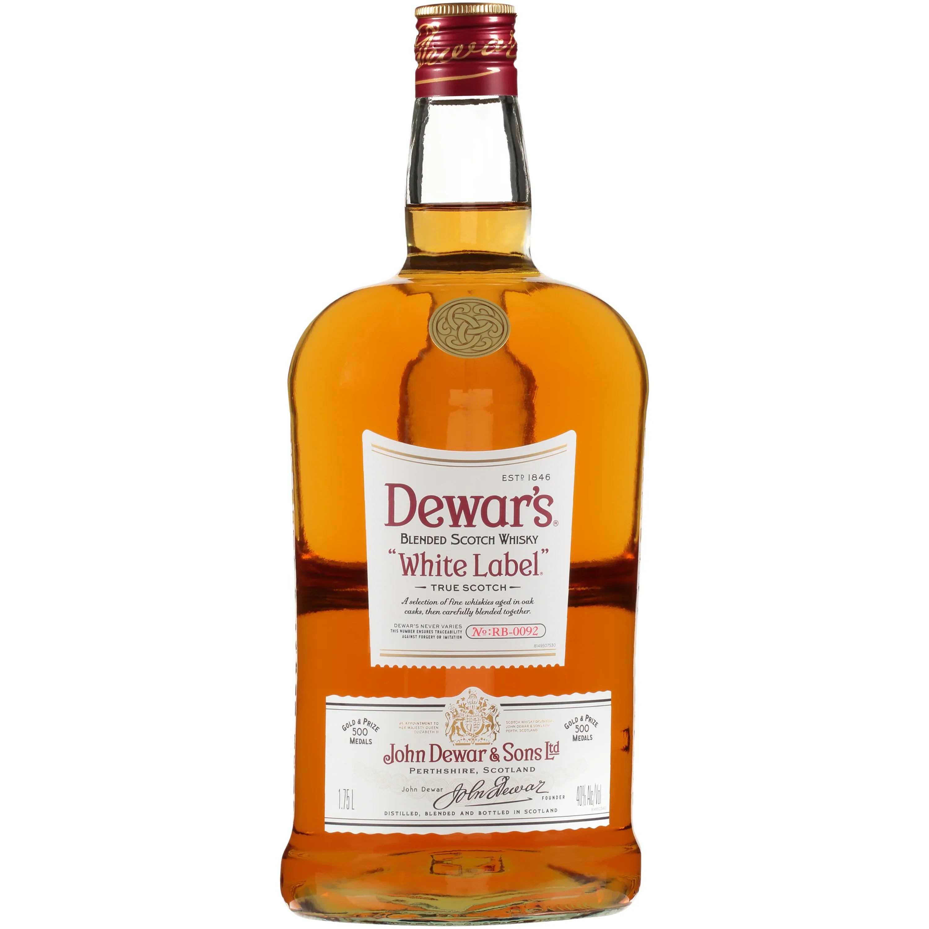 Dewars White Label 1.75L - Captain Caskwell
