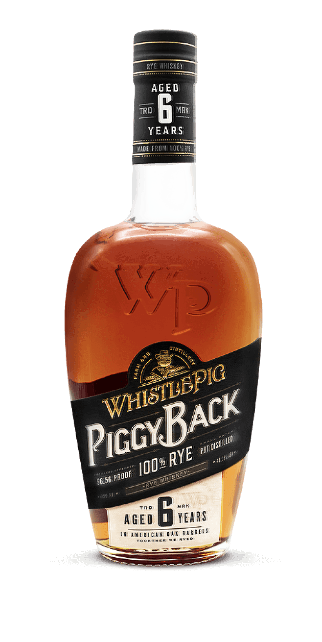 Whistlepig Piggy Back Rye 6 Year 750 ml - Captain Caskwell