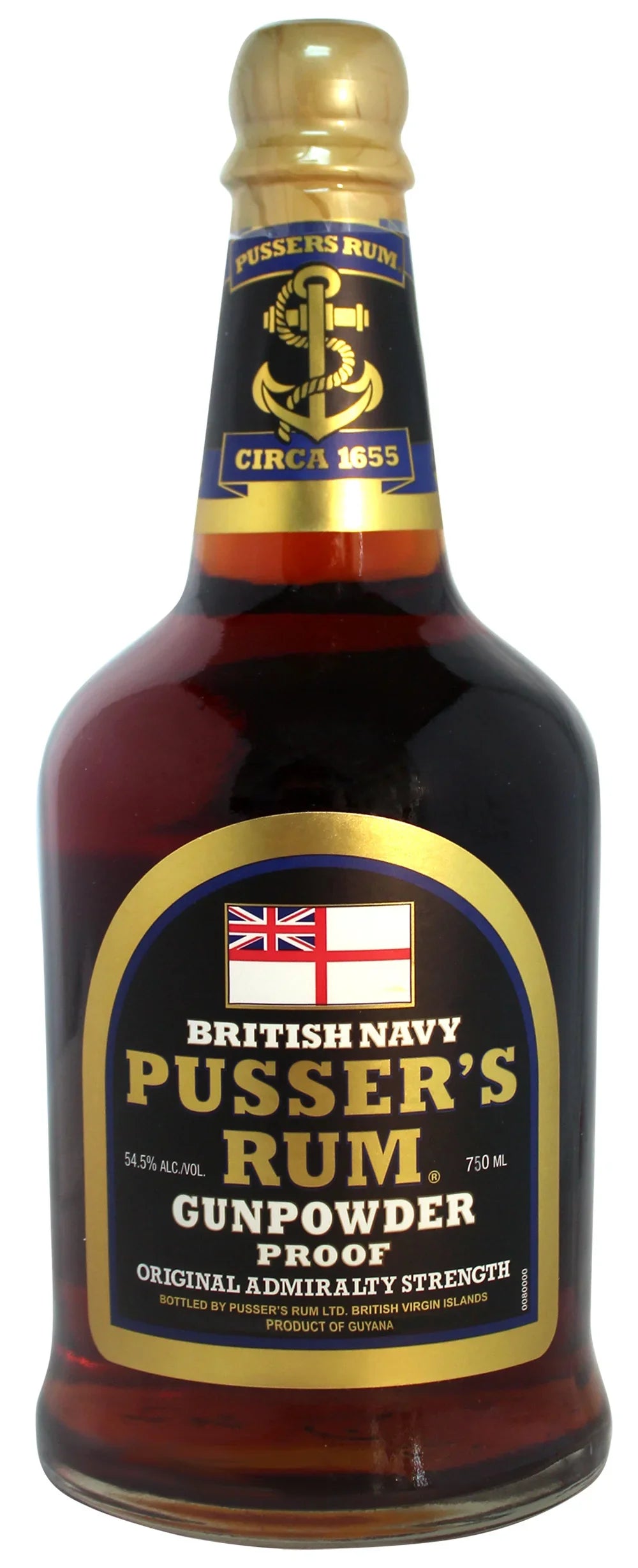 Pussers Rum Gunpowder Proof 750 ml - Captain Caskwell
