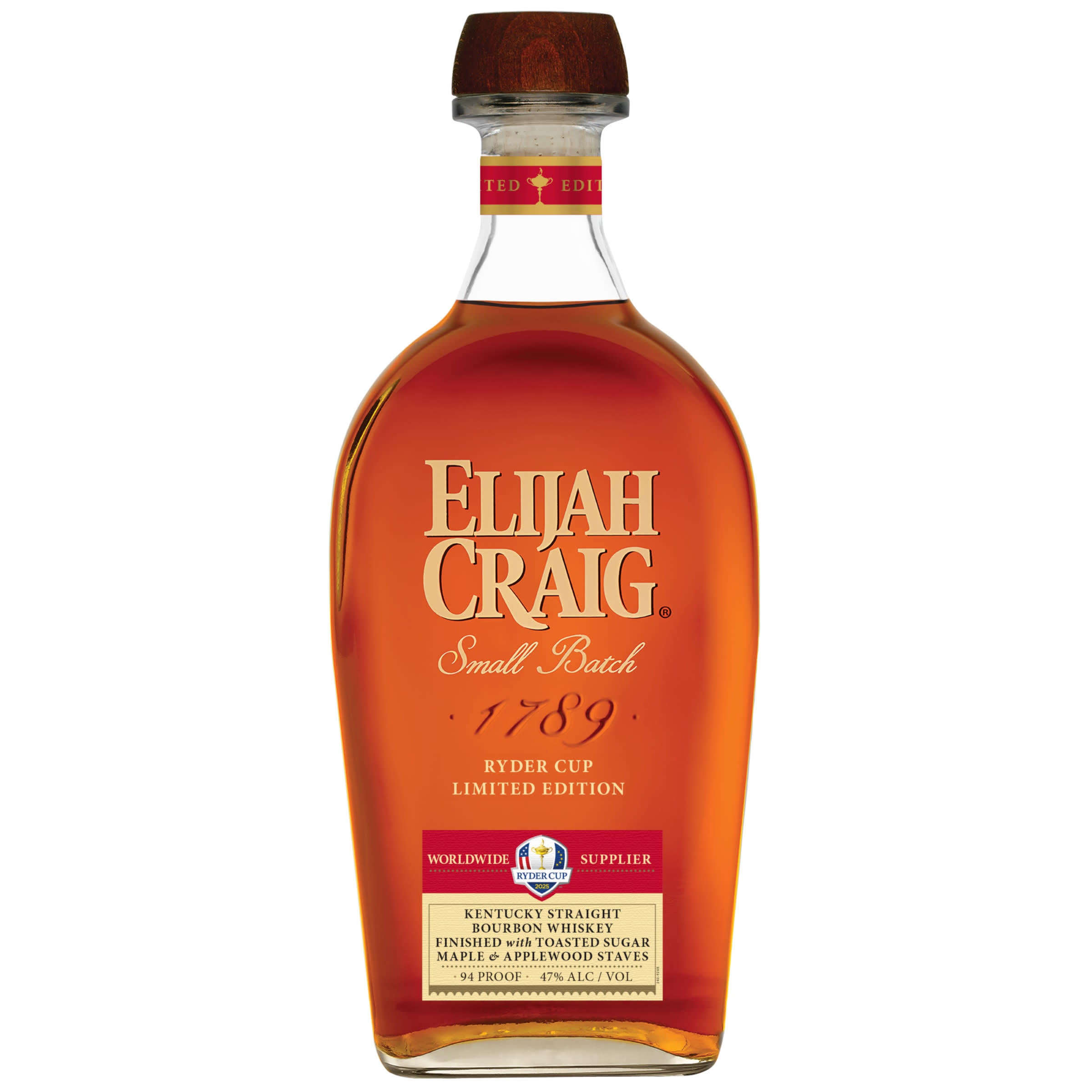 Elijah Craig Ryder Cup Limited Edition World Wide Supplier Kentucky Straight Bourbon 2025 750 ml - Captain Caskwell