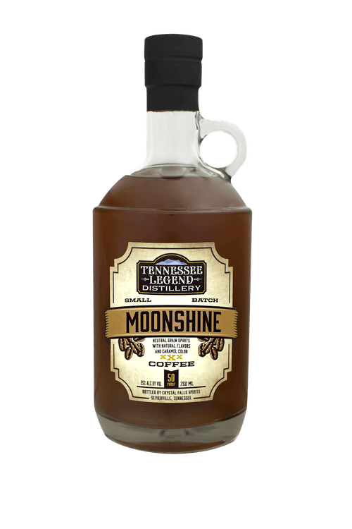 Tennessee Legend Small Batch Coffee Moonshine 750 ml - Captain Caskwell