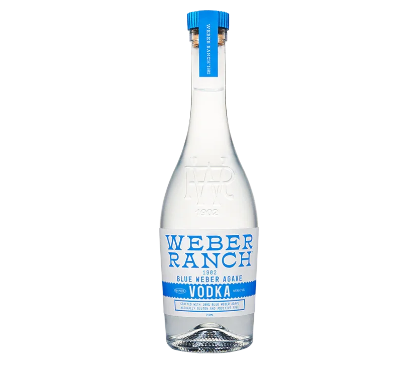 Weber Ranch Blue Weber Agave Vodka 750ml - Captain Caskwell