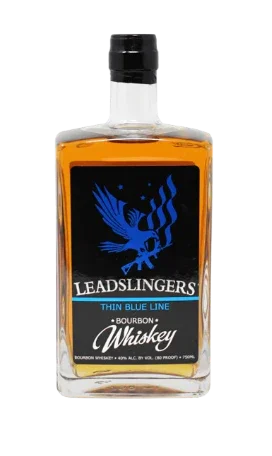 Leadslingers Thin Blue Line Bourbon Whiskey 750 ml - Captain Caskwell