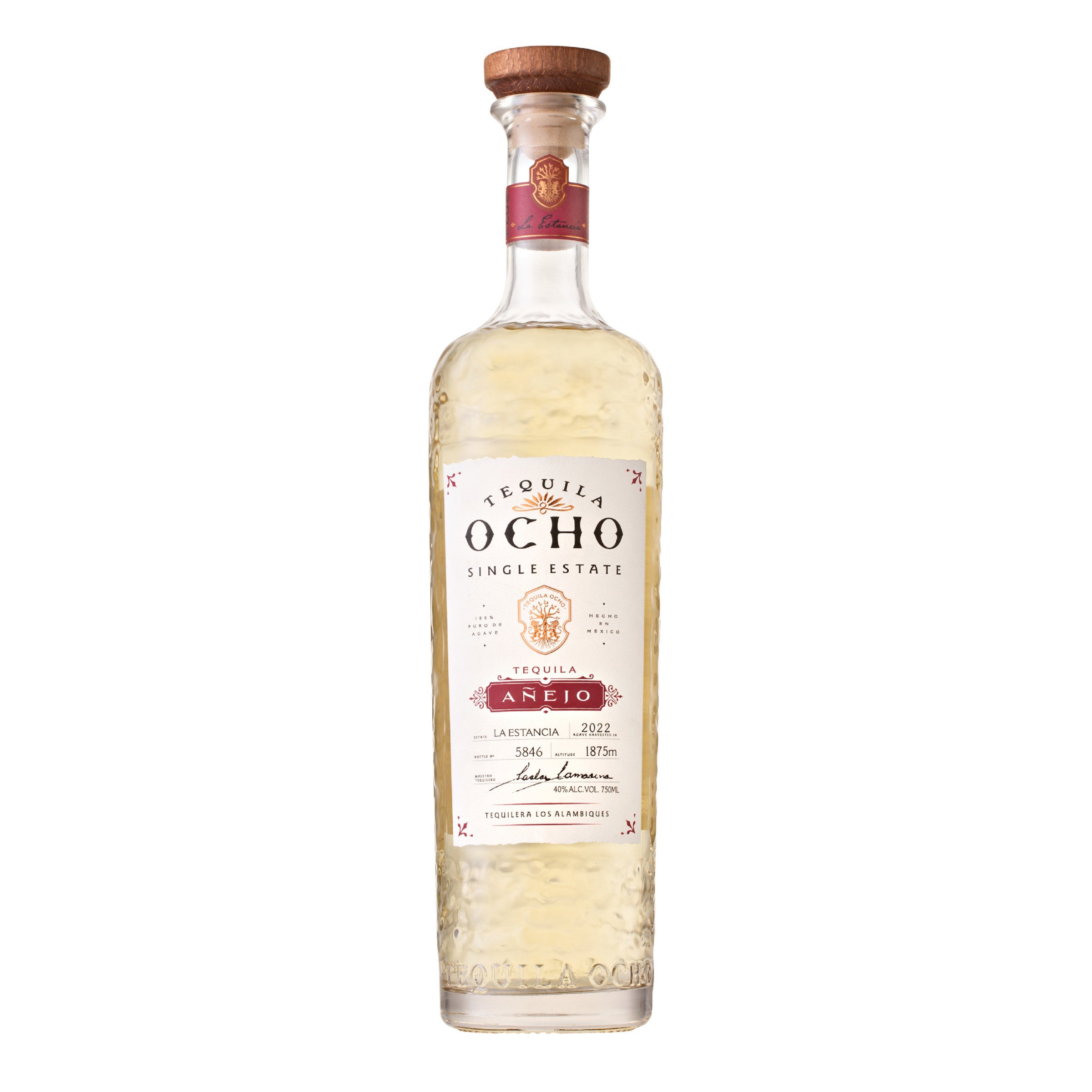 Tequila Ocho Anejo 750 ml - Captain Caskwell
